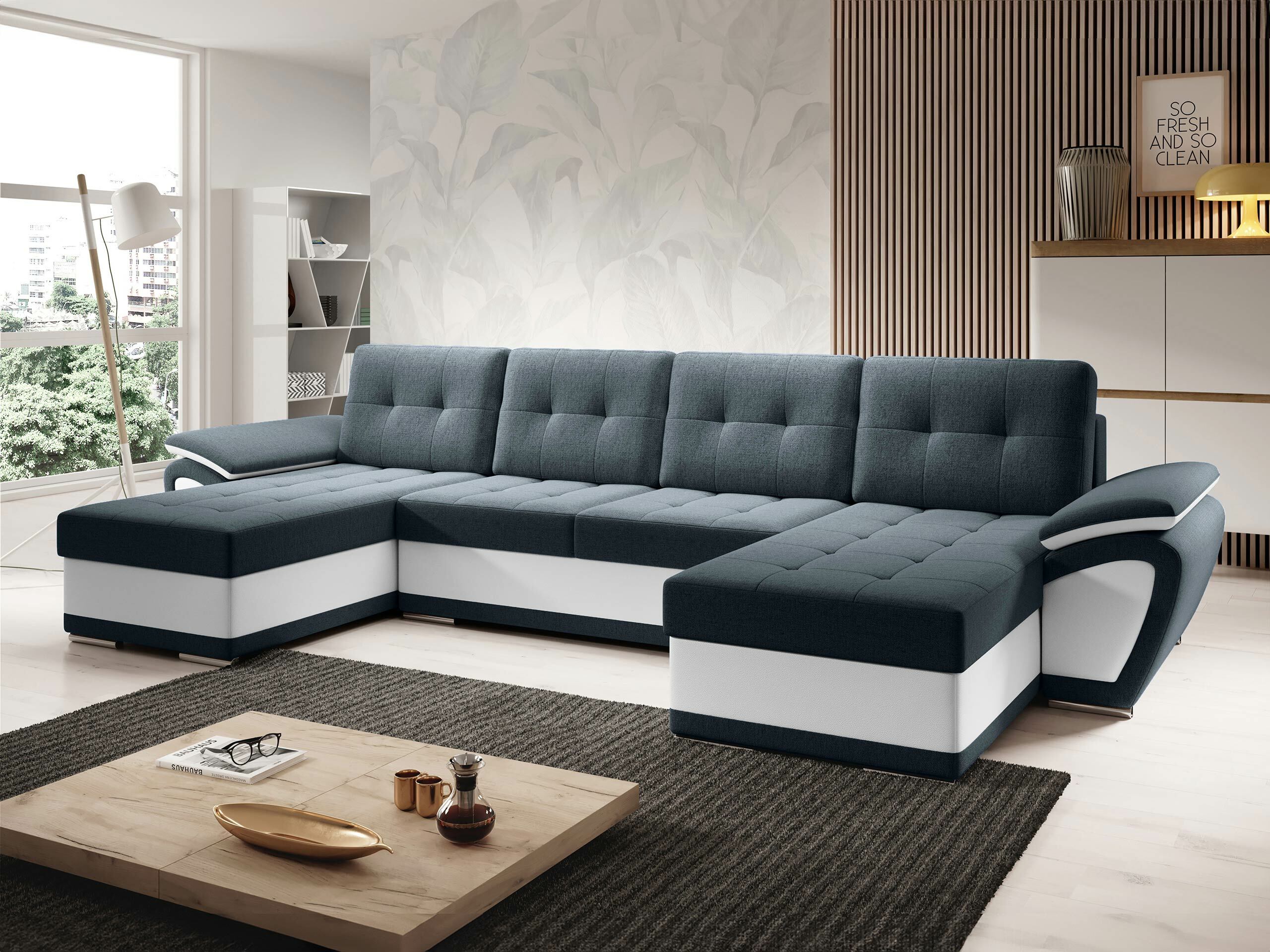 Divano angolare Arvada 115 (Rico 14 + Soft 17)
