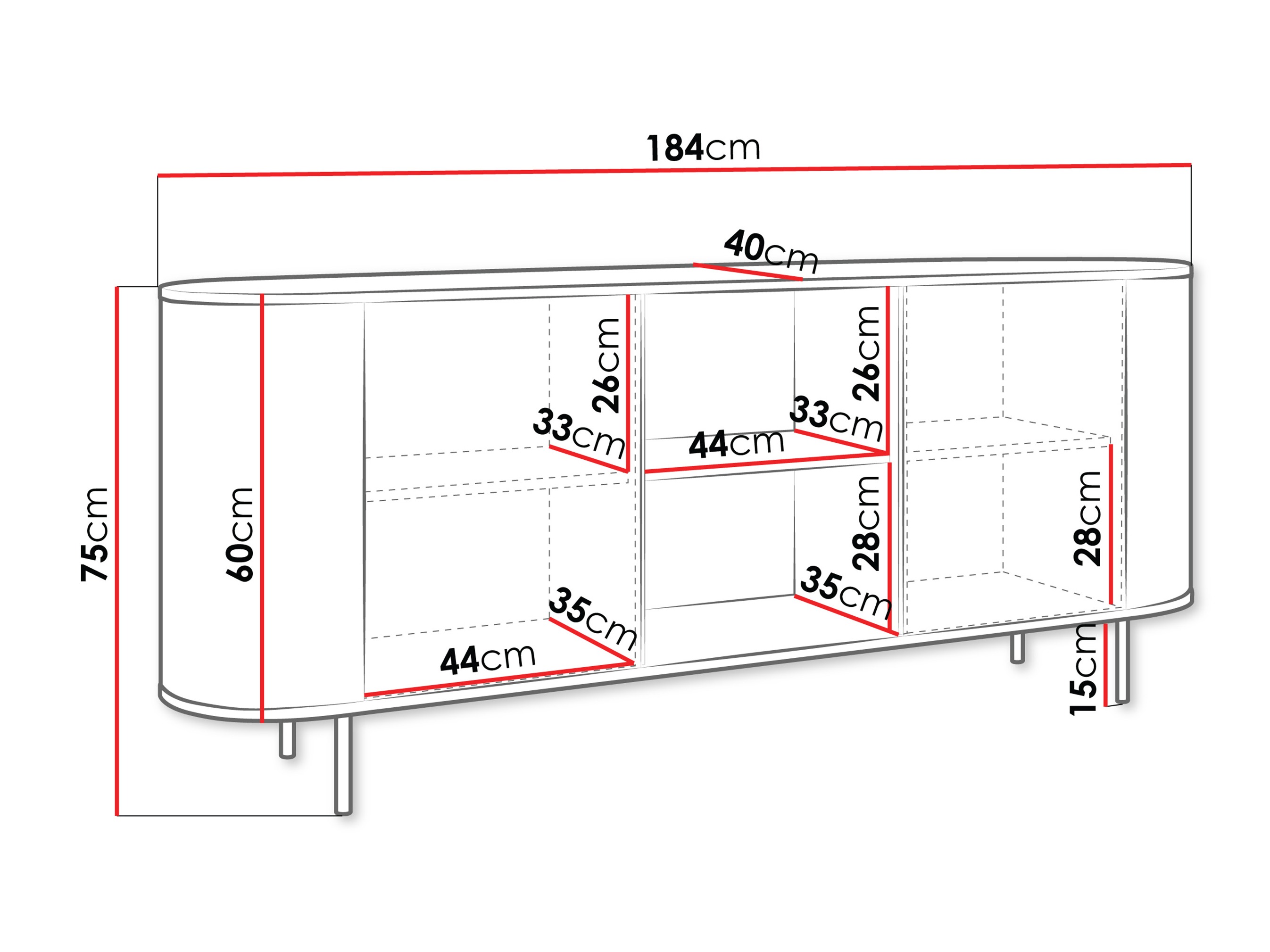 Madia Comfivo Livtena I (Marmo nero + Nero)