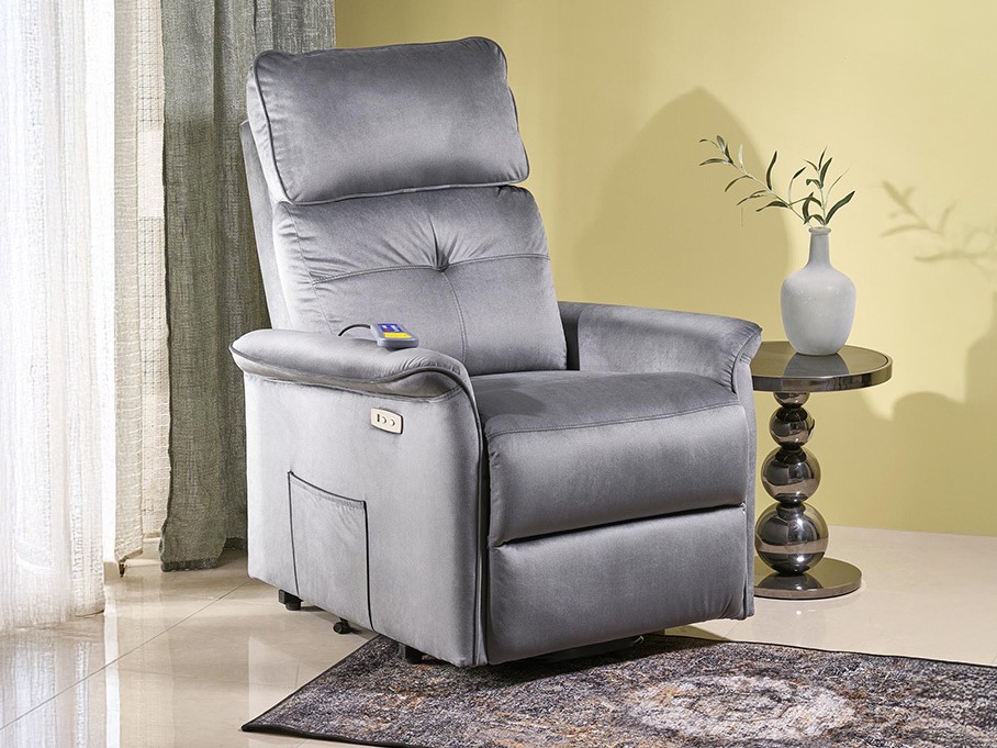 Poltrona regolabile Houston 1979 (Grigio)