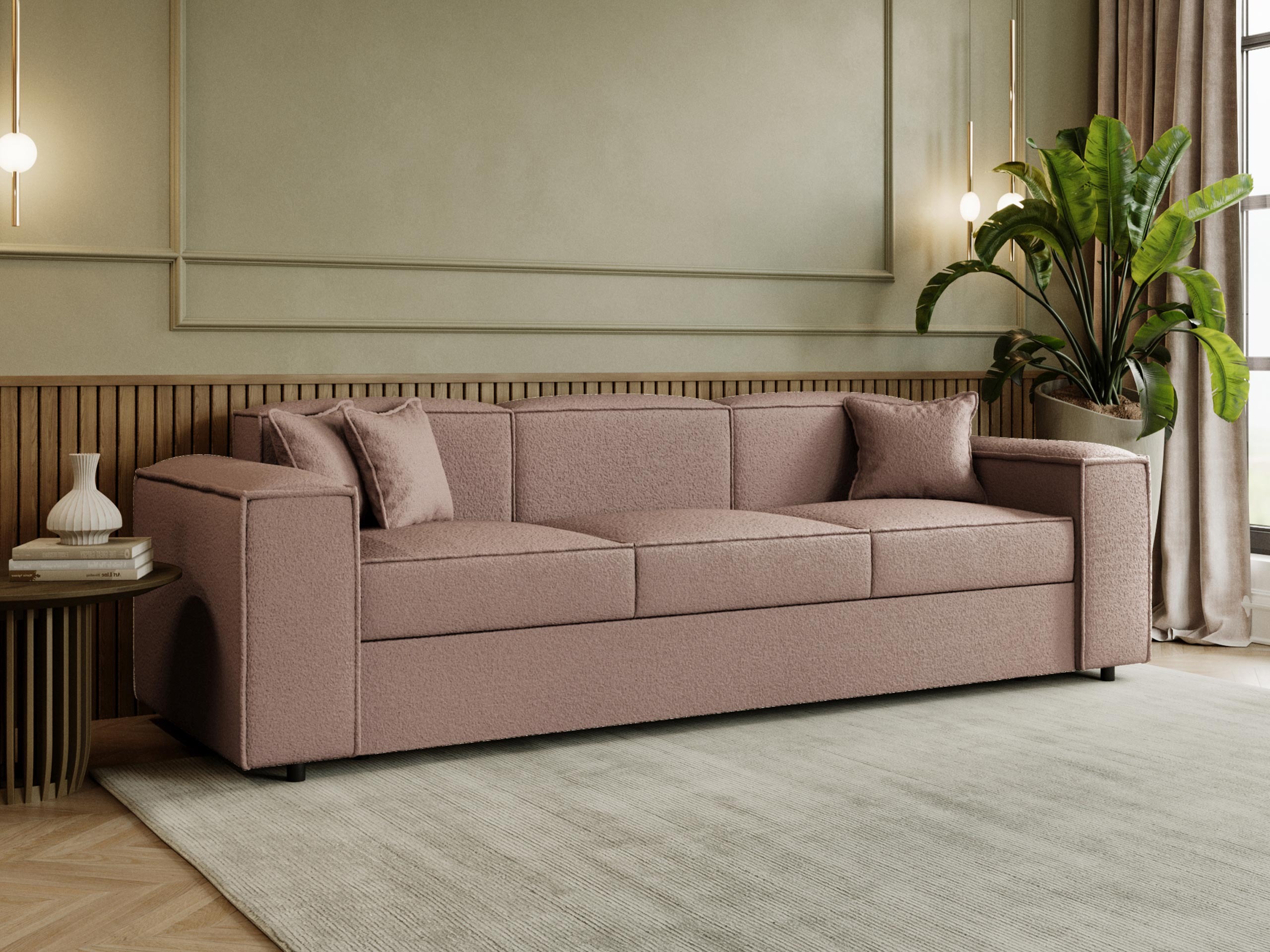 Divano letto Clovis 114 (Coral 45)