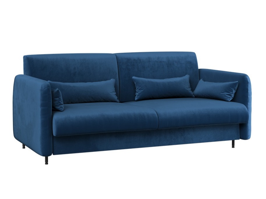 Divano Levfere 101 (Blu + Bianco lucido)