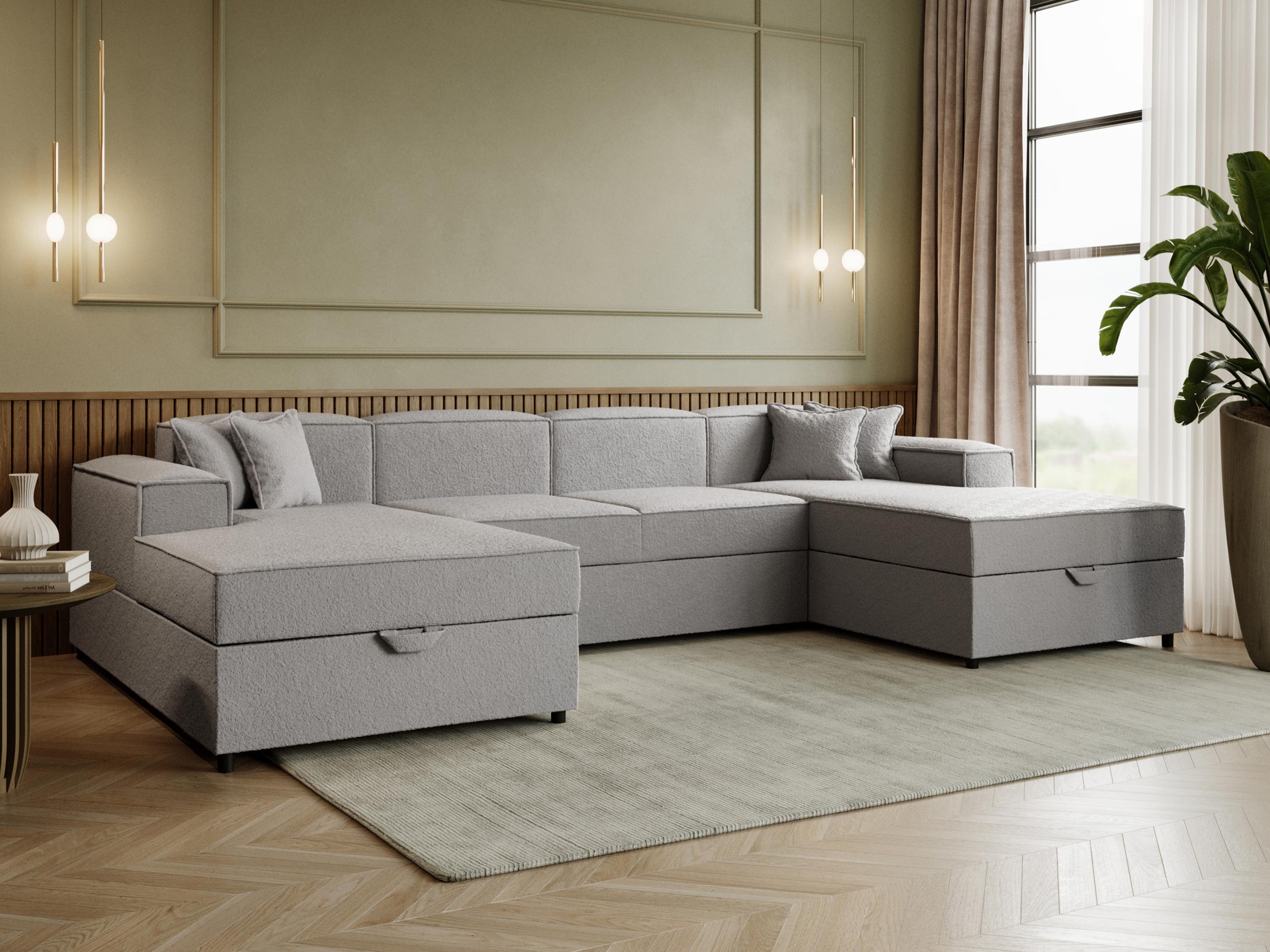 Divano angolare Clovis 115 (Coral 75)