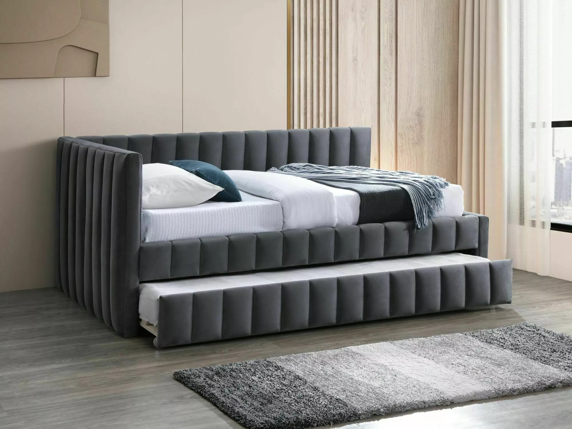 Letto Detroit 855 (Grigio)