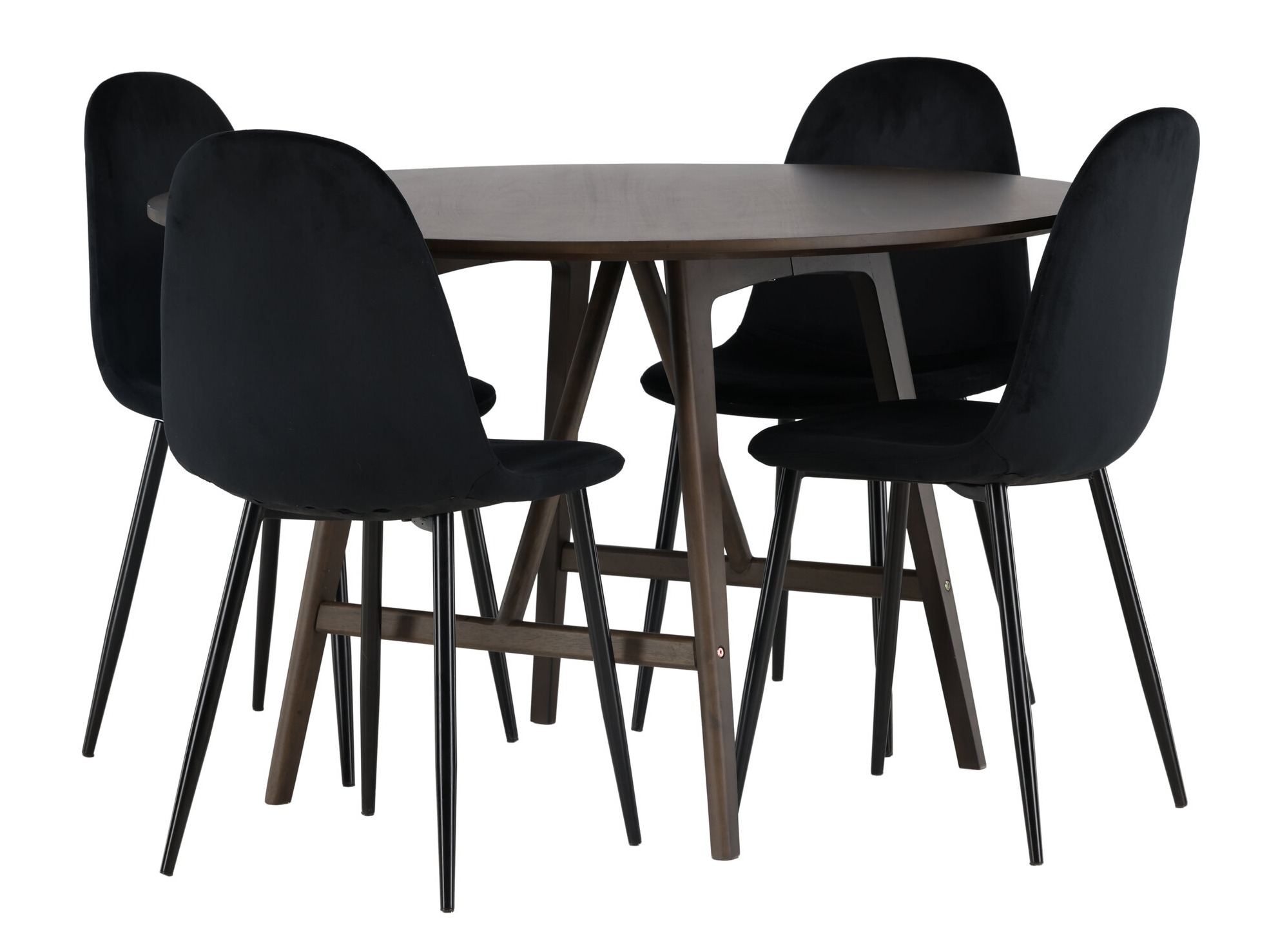 Set sala da pranzo Dallas 4887 (Nero)