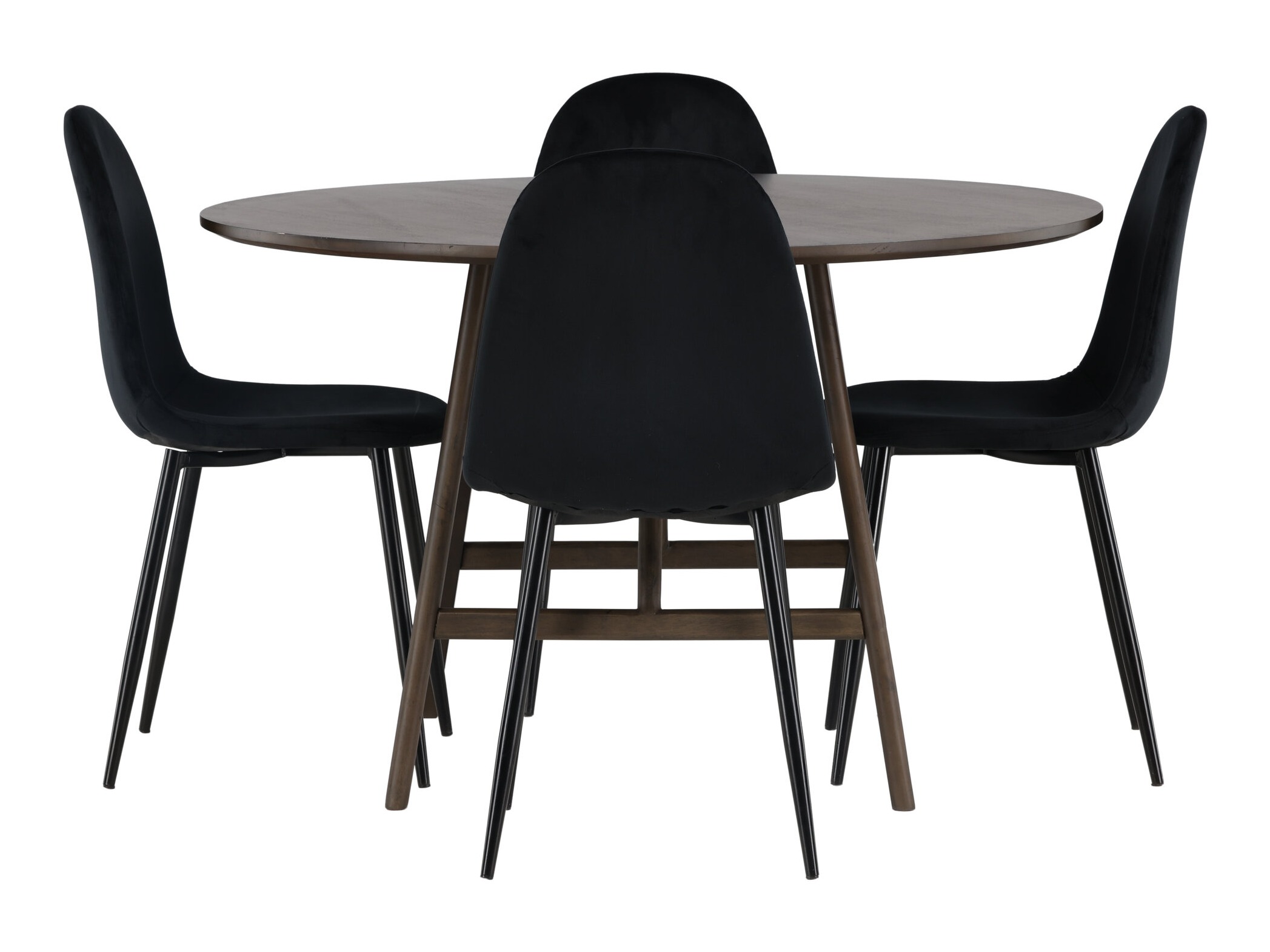 Set sala da pranzo Dallas 4887 (Nero)