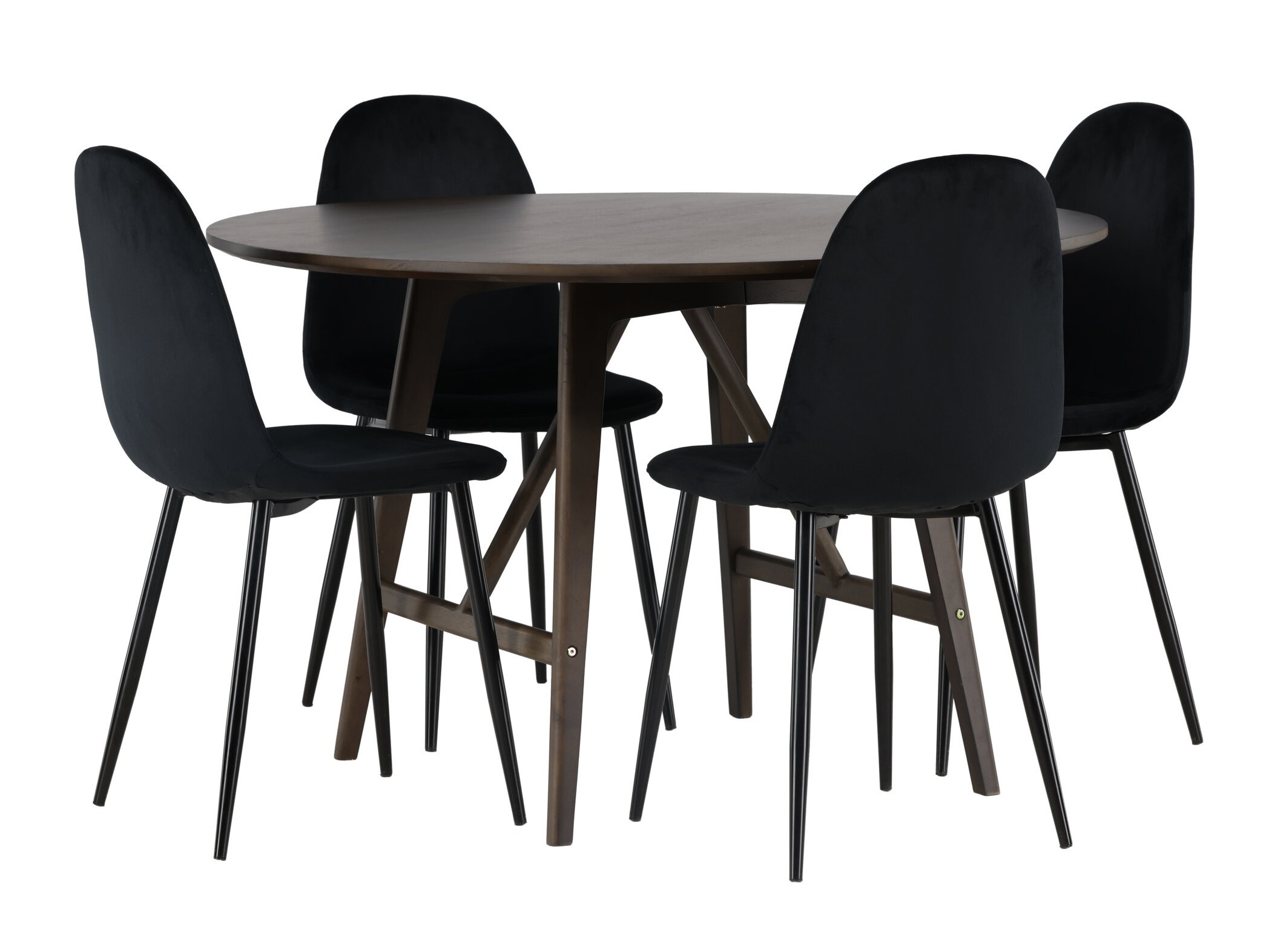 Set sala da pranzo Dallas 4887 (Nero)