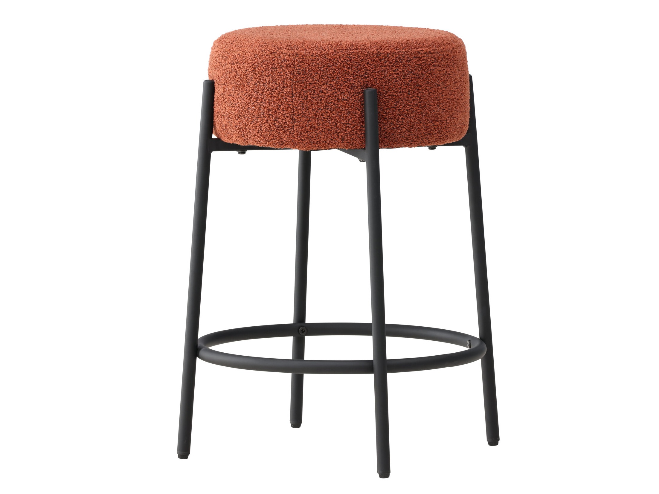 Sgabello da bar Dallas 4891 (Nero + Rosso)