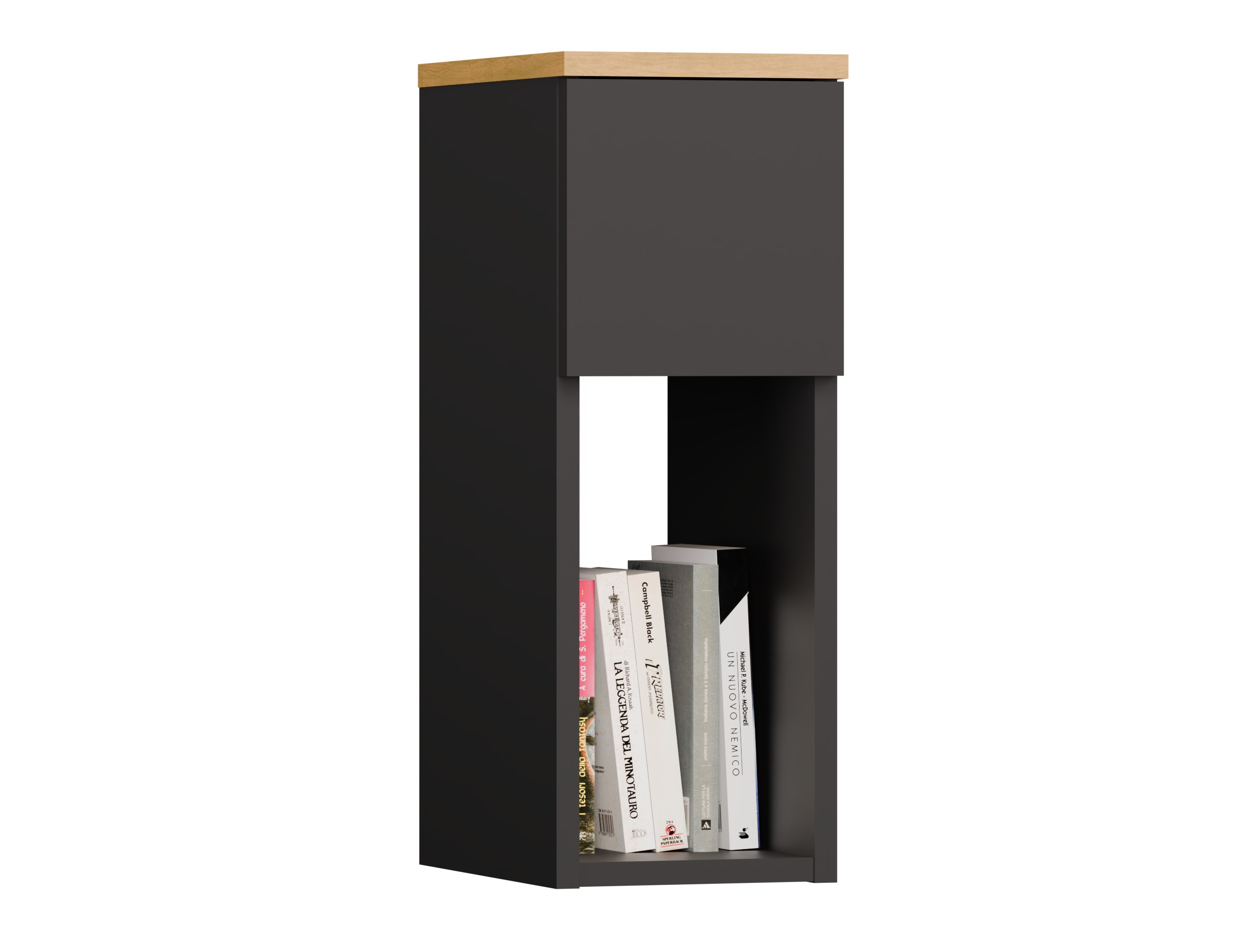 Comodino Mandeville 304 (Antracite + Rovere Artisan)