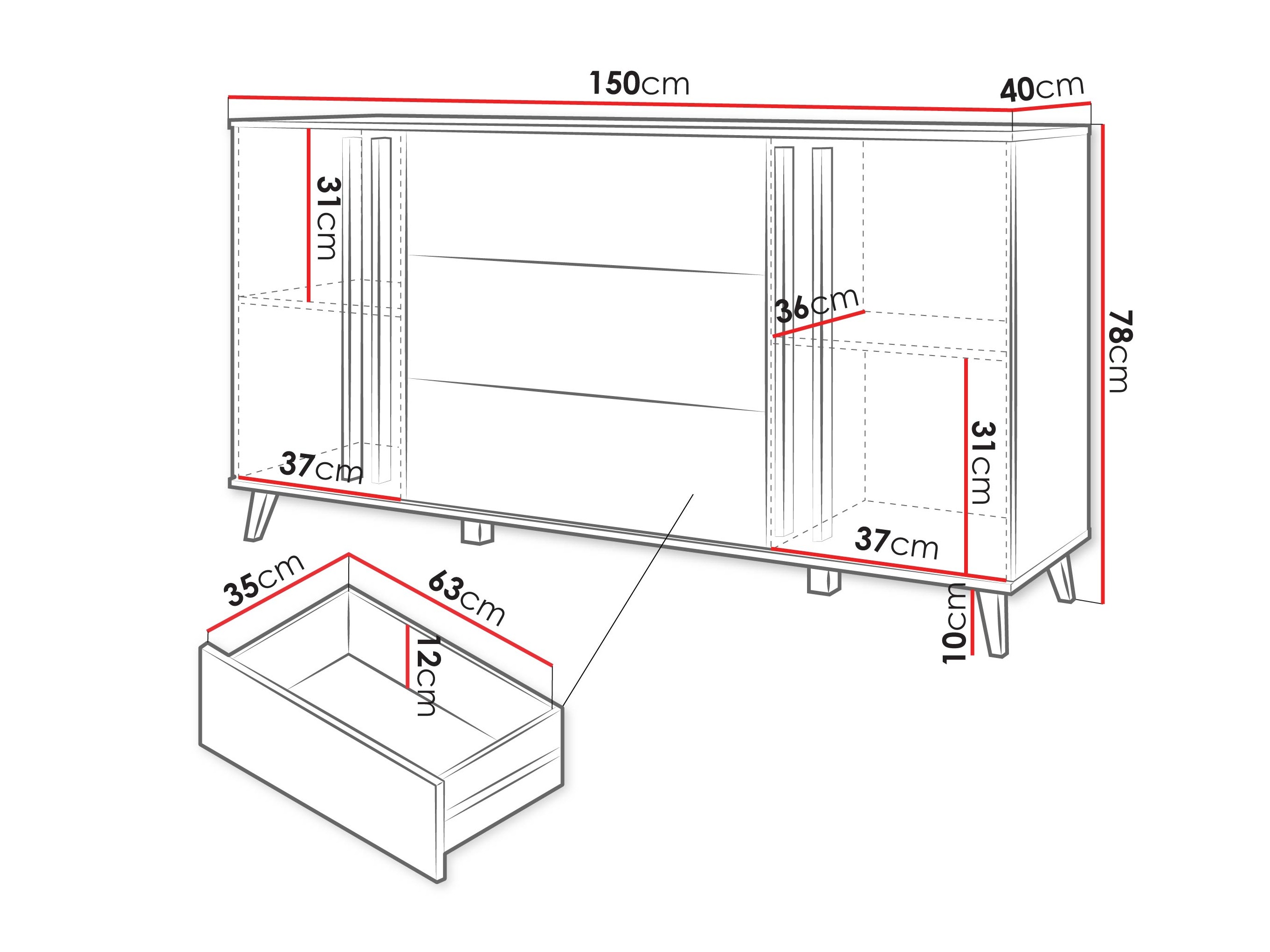 Cassettiera Facetor (Congo)