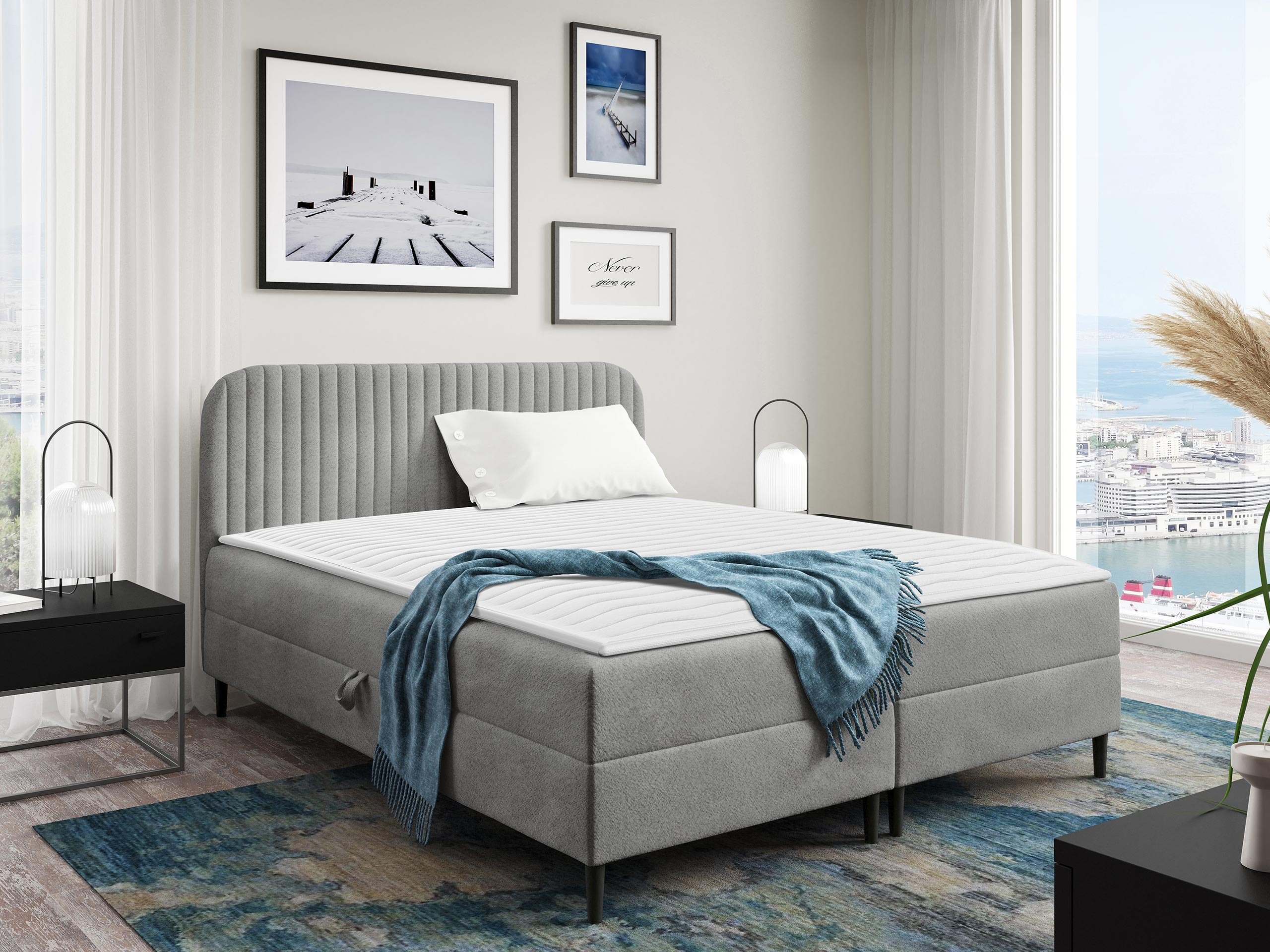 Letto continentale Rivus (Coral 75)