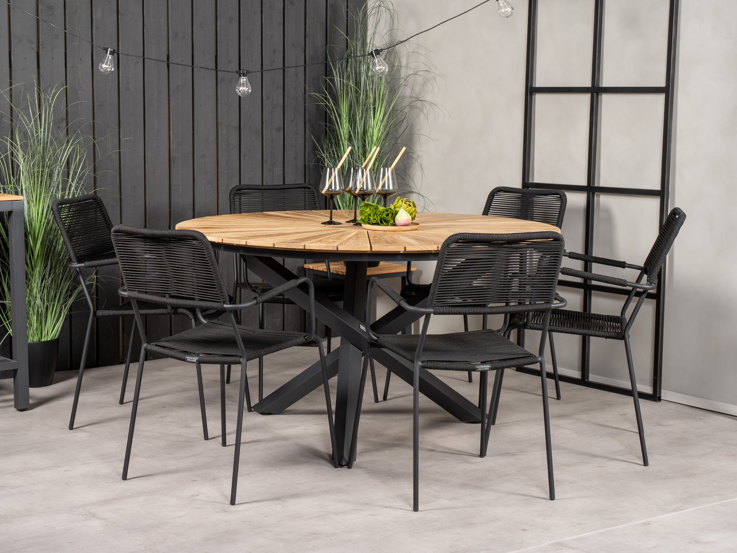 Tavolo e sedie set Dallas 3623