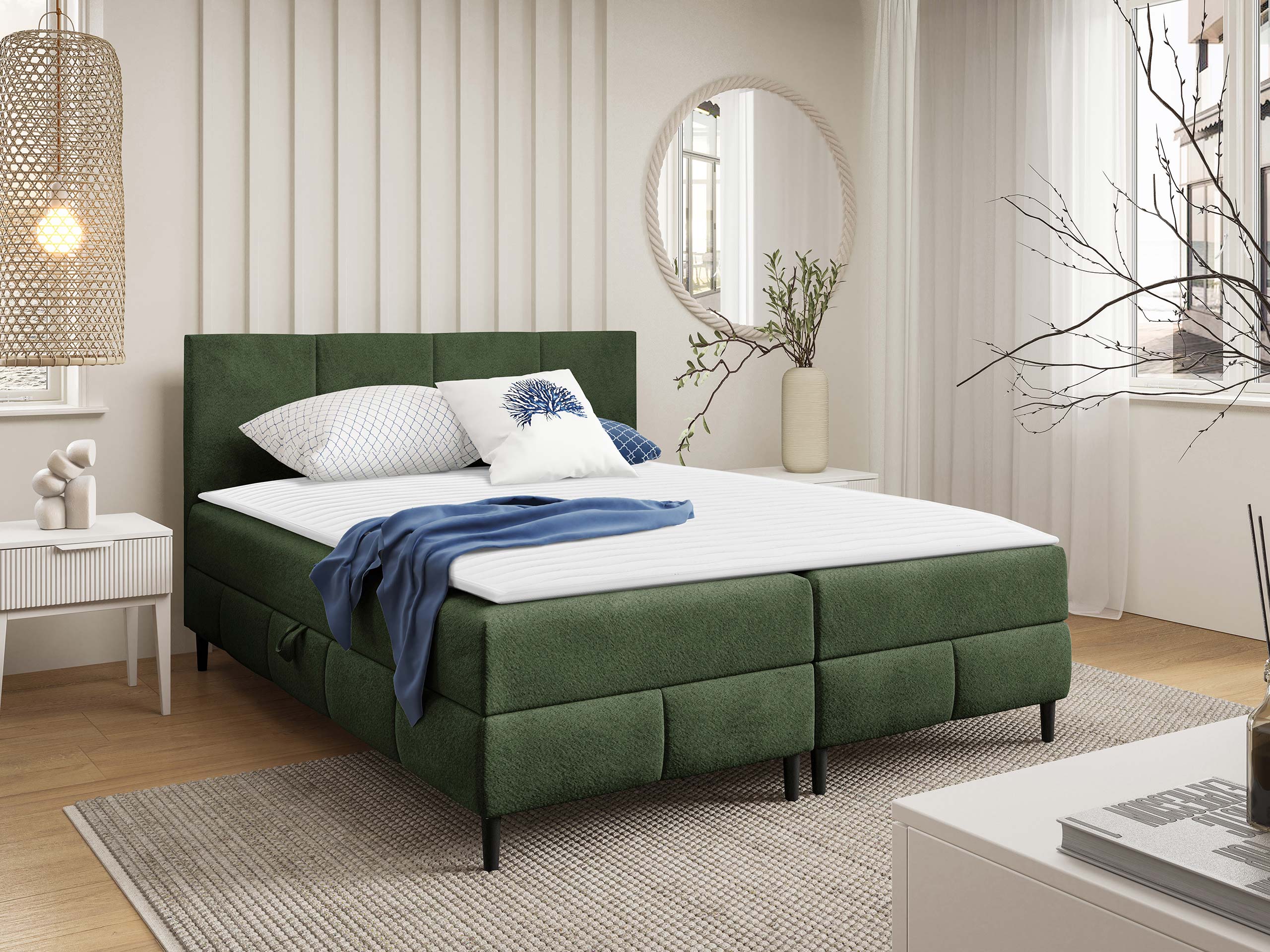 Letto continentale Rivus I (Coral 20)