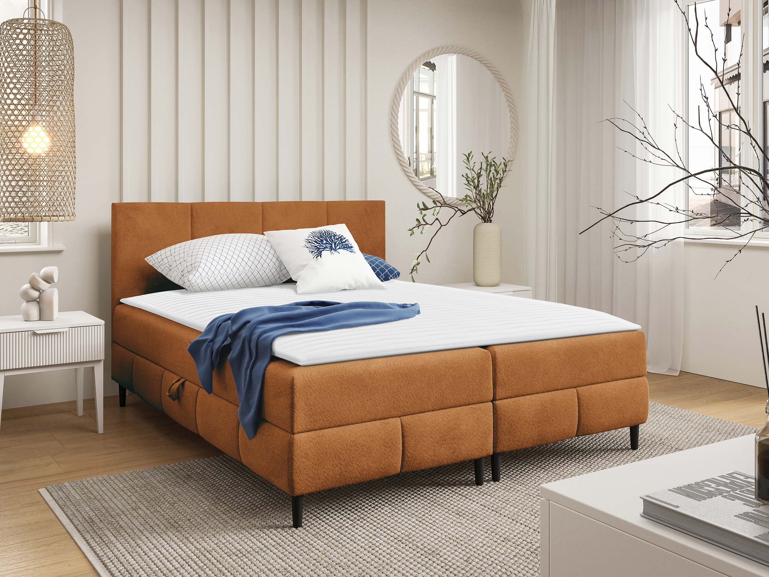 Letto continentale Rivus I (Coral 35)