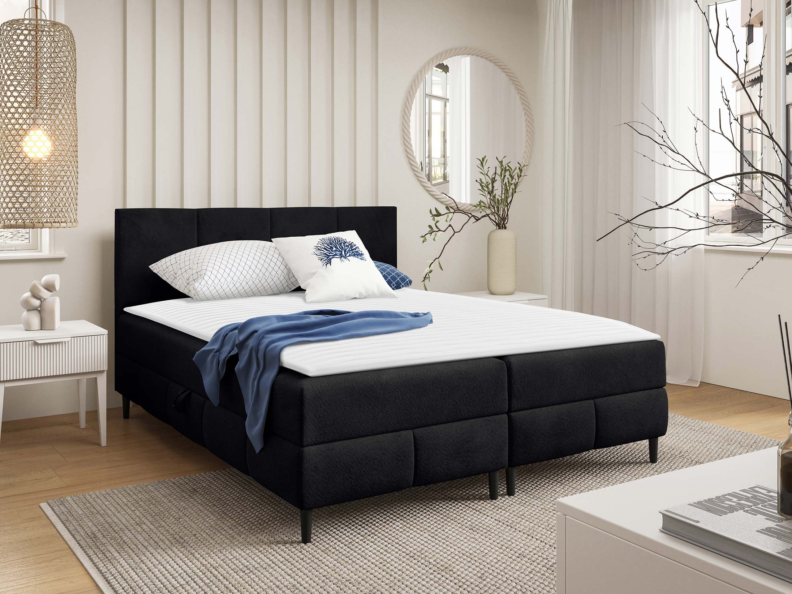 Letto continentale Rivus I (Coral 60)