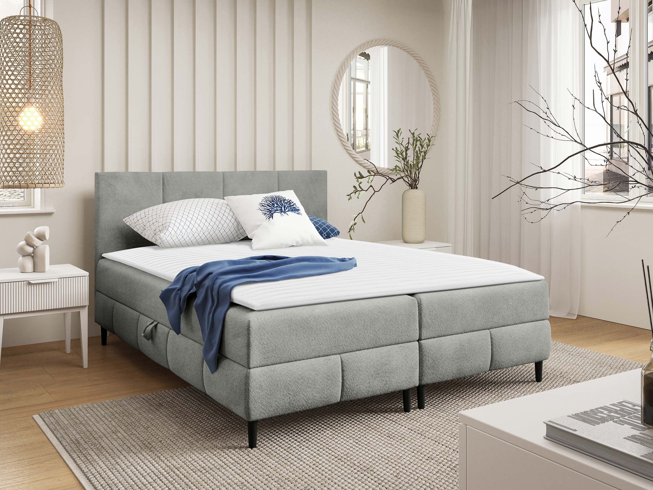 Letto continentale Rivus I (Coral 75)