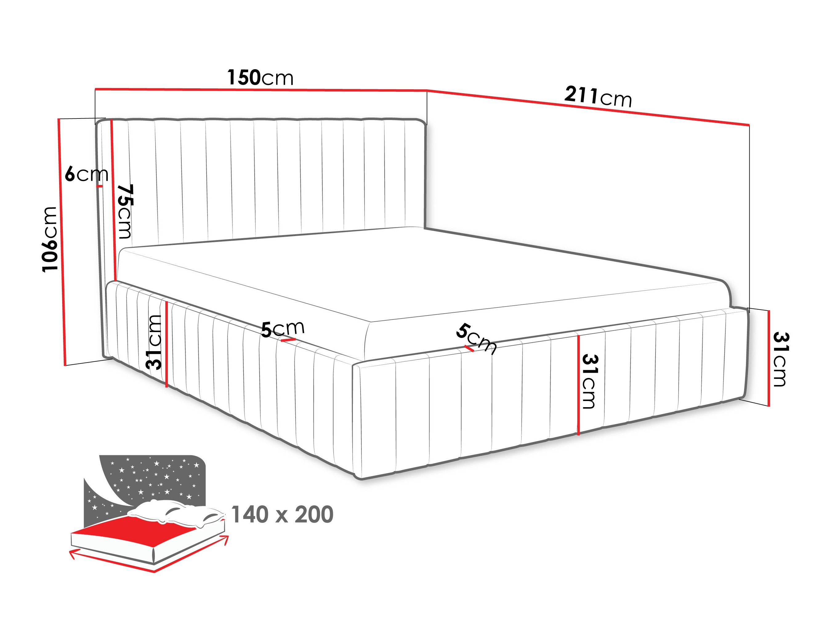 Letto Iris (Fresh 11)