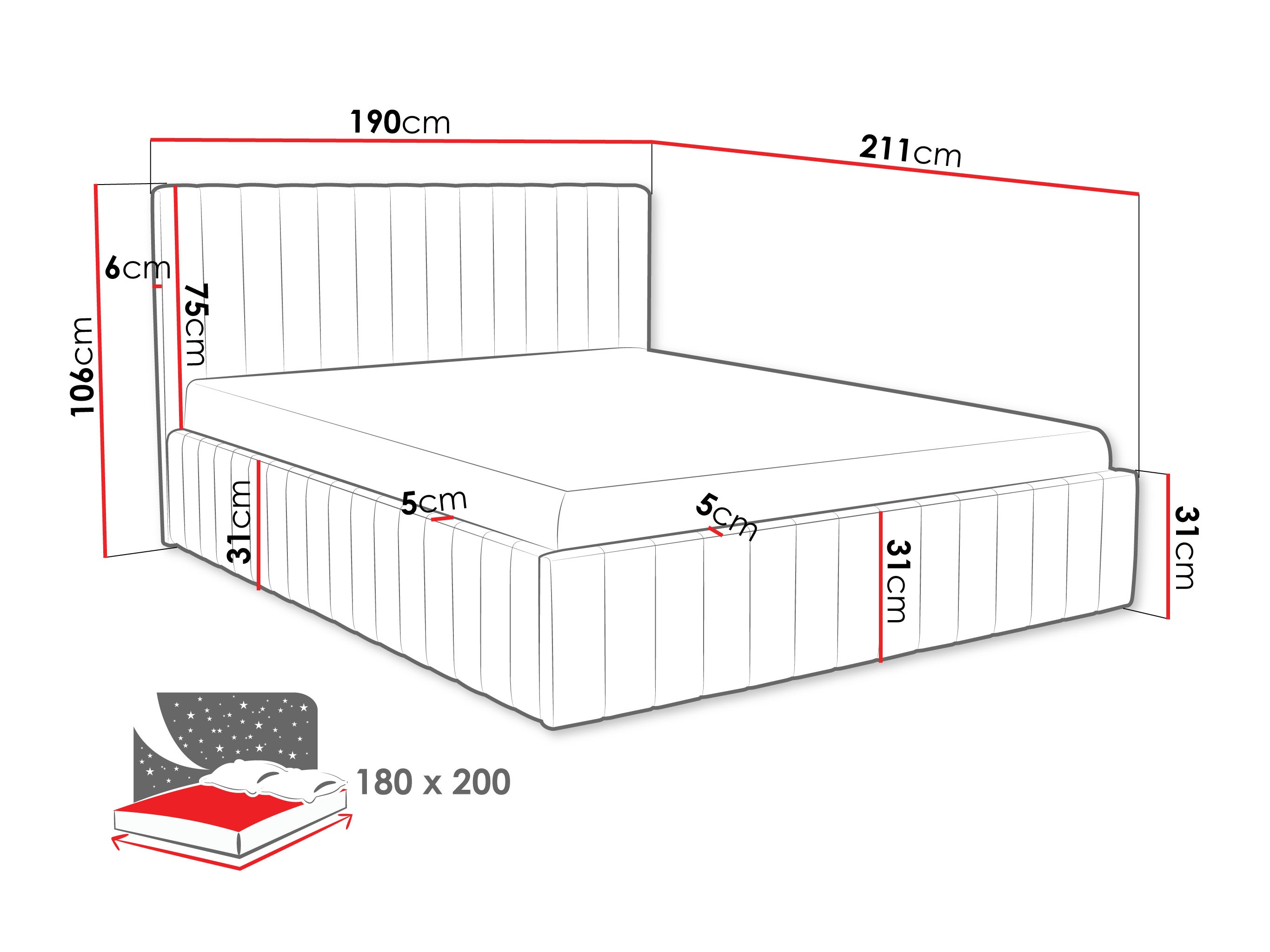 Letto Iris (Fresh 33)