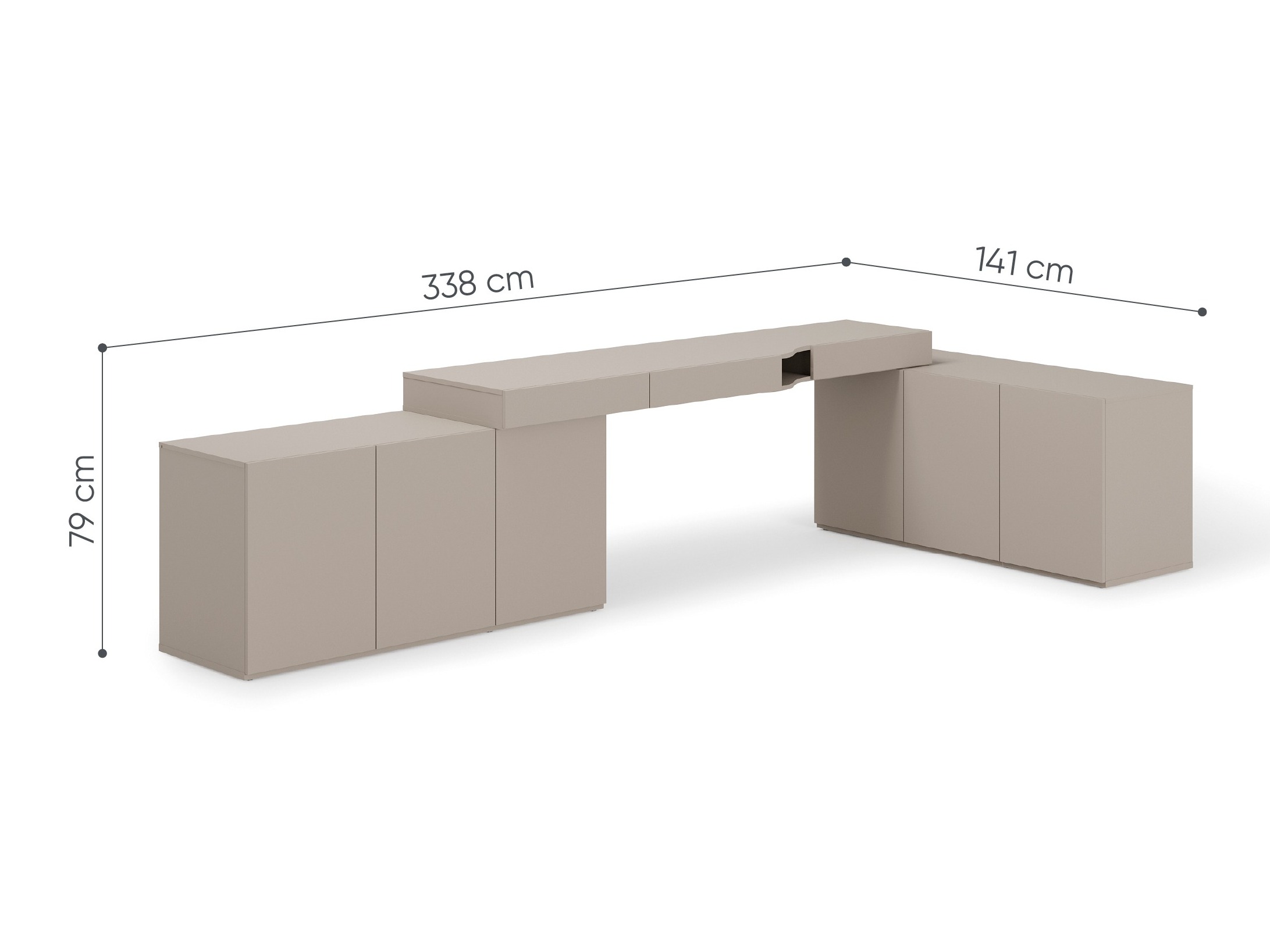Scrivanie angolare Evareve 115 (Sinistra)