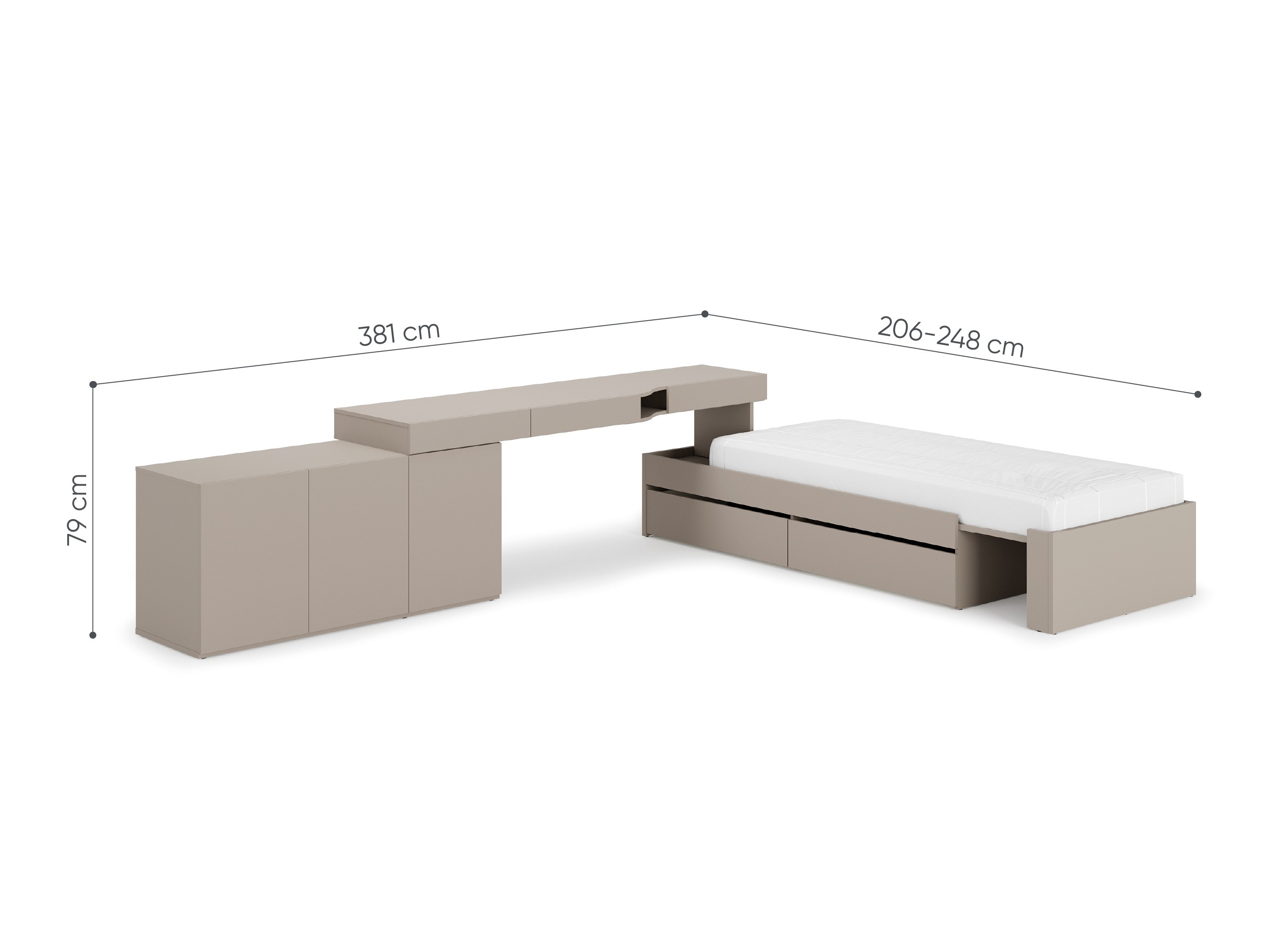 Set di mobili Evareve 113 (Sinistra)