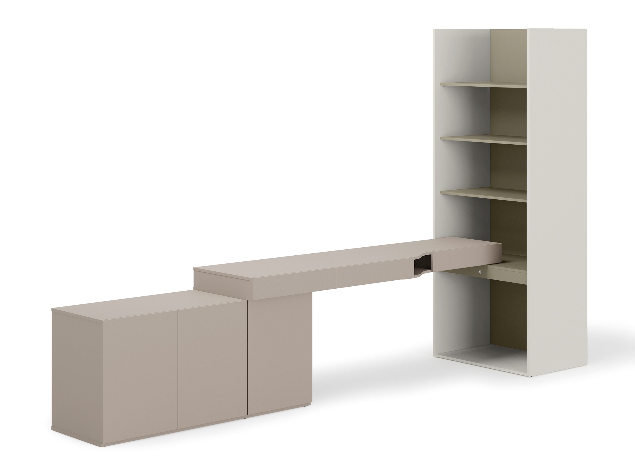 Set ufficio Evareve 118 (Grigio + Verde)