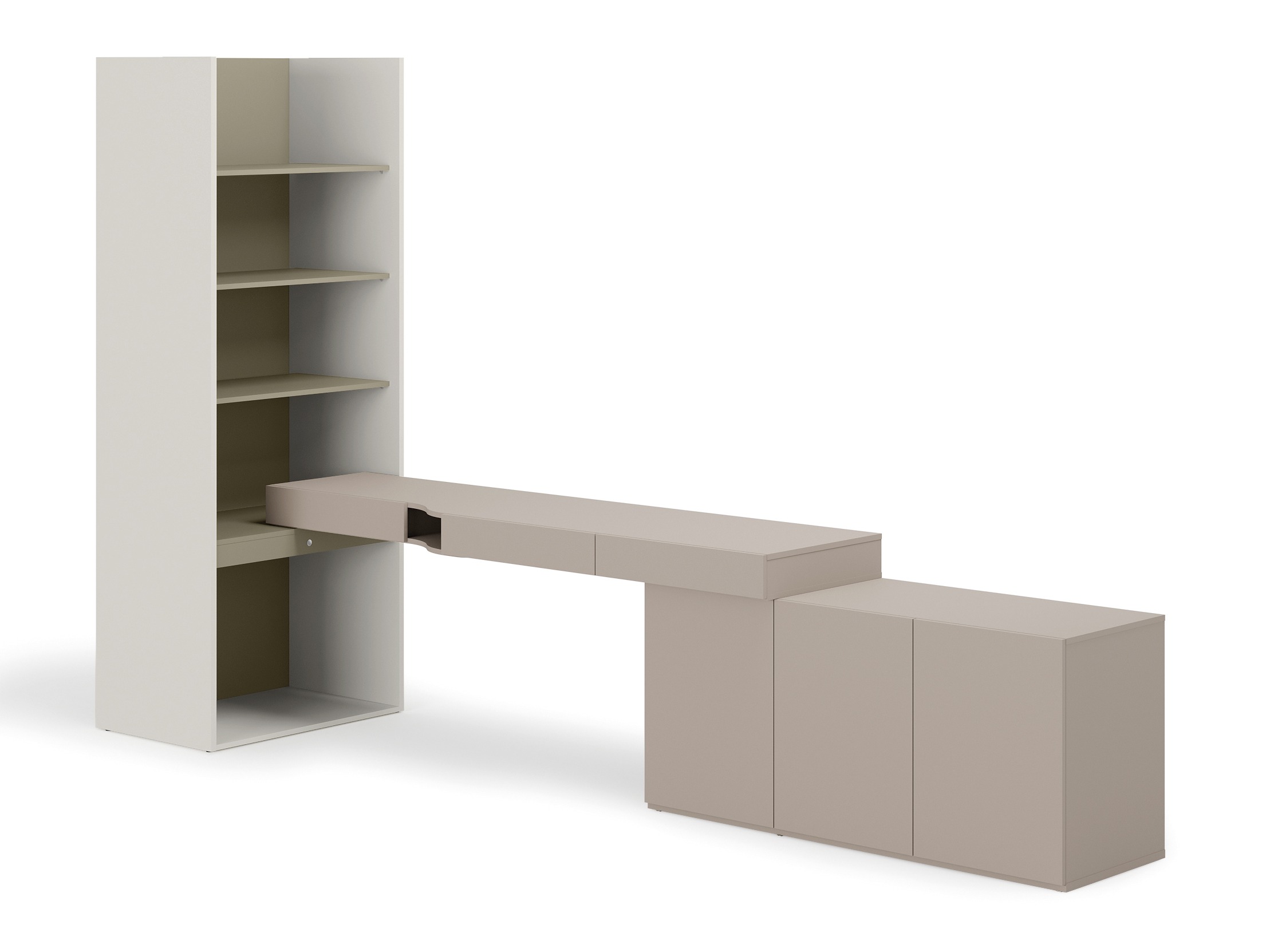 Set ufficio Evareve 118 (Grigio + Verde)