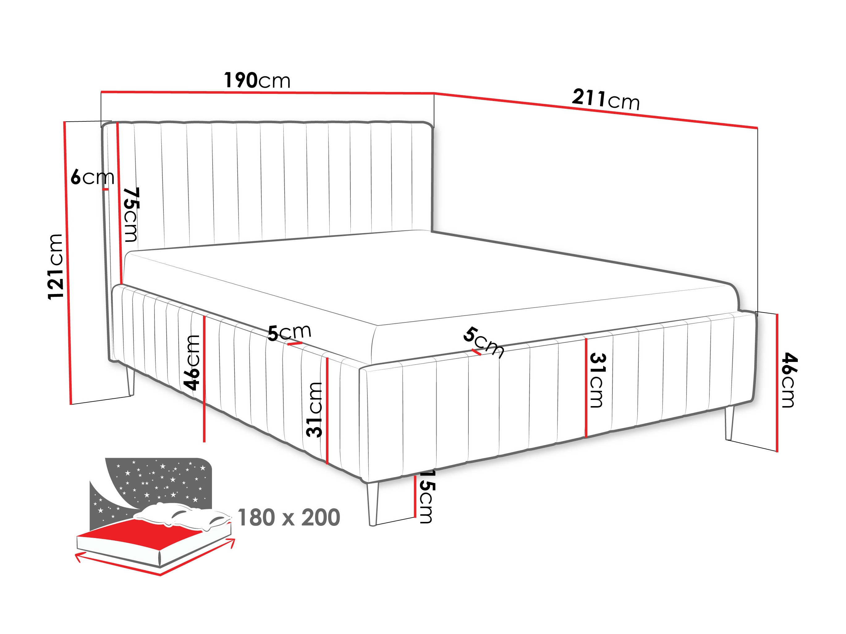 Letto Iris I (Fresh 13)