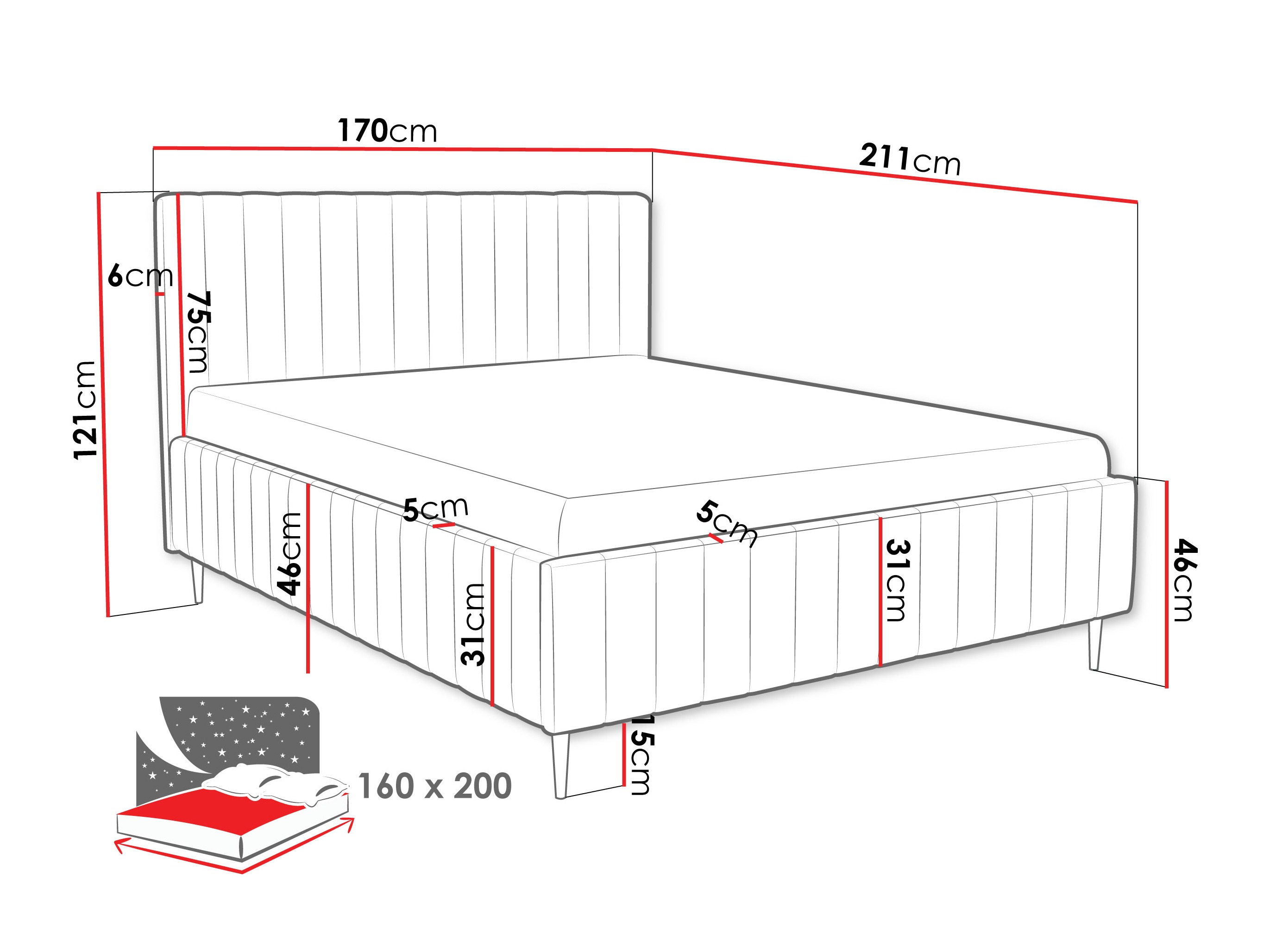 Letto Iris I (Fresh 33)