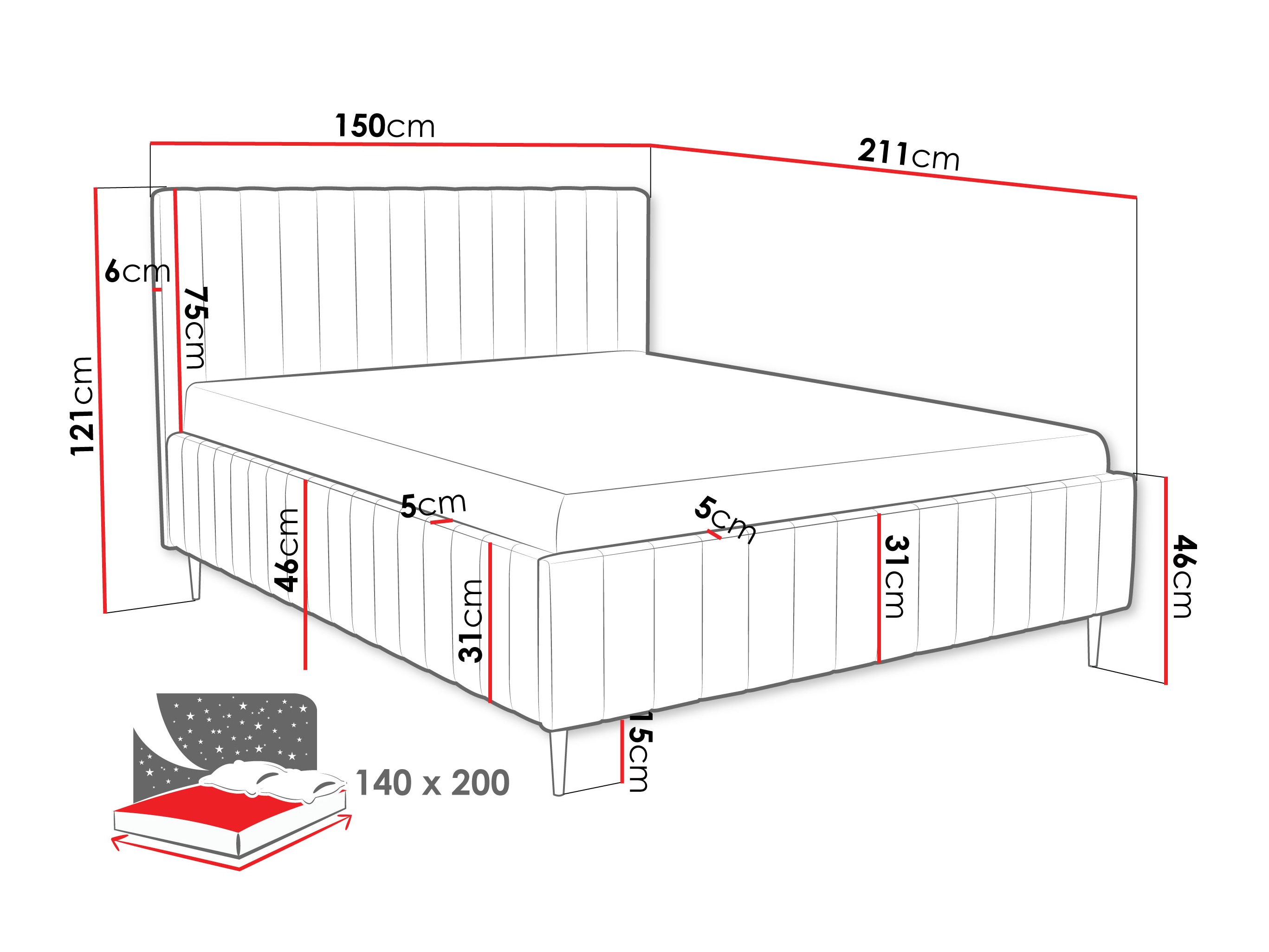 Letto Iris I (Fresh 37)