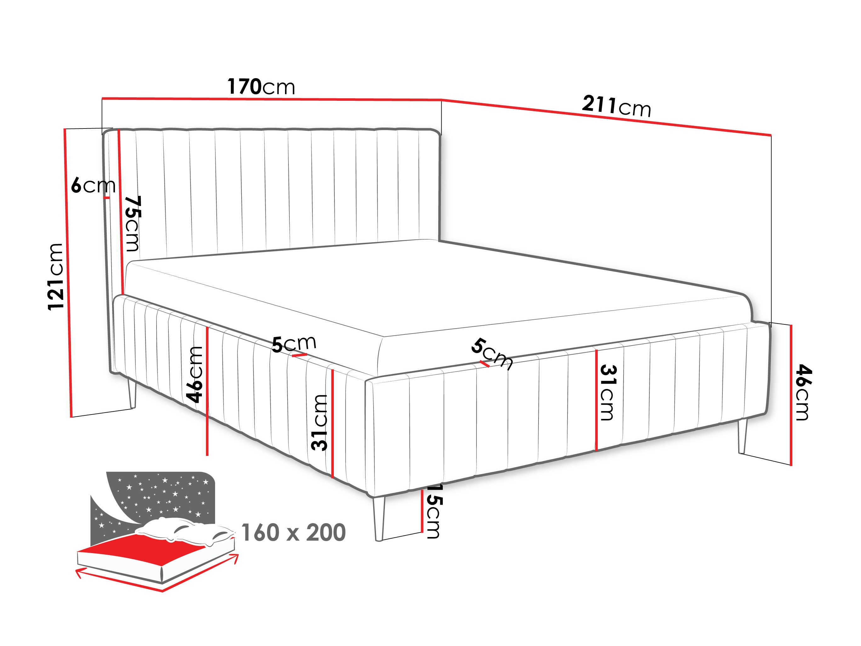 Letto Iris I (Fresh 37)