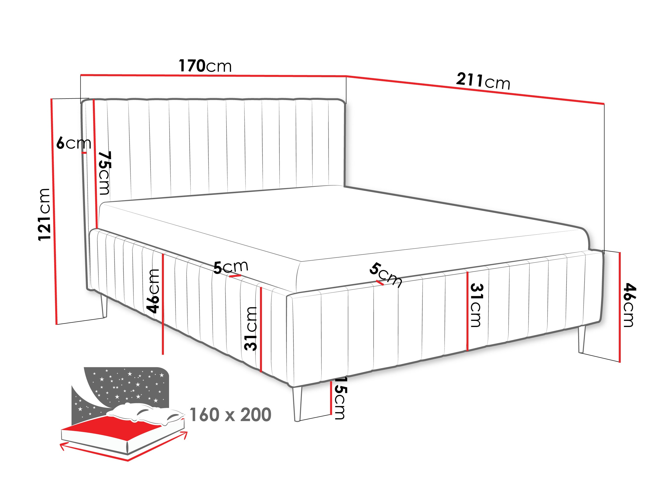 Letto Iris I (Fresh 4)