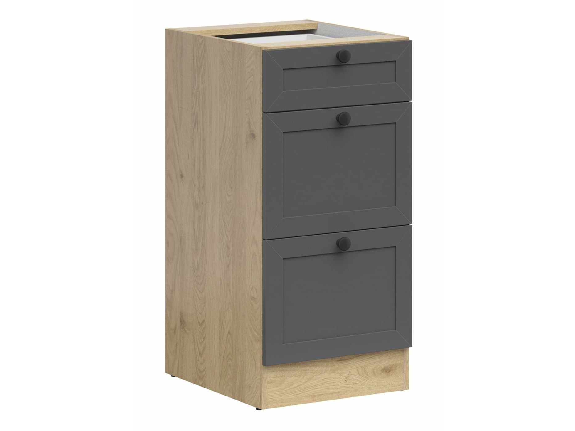 Mobile componibile con cassetti Classic Grey Oak 107