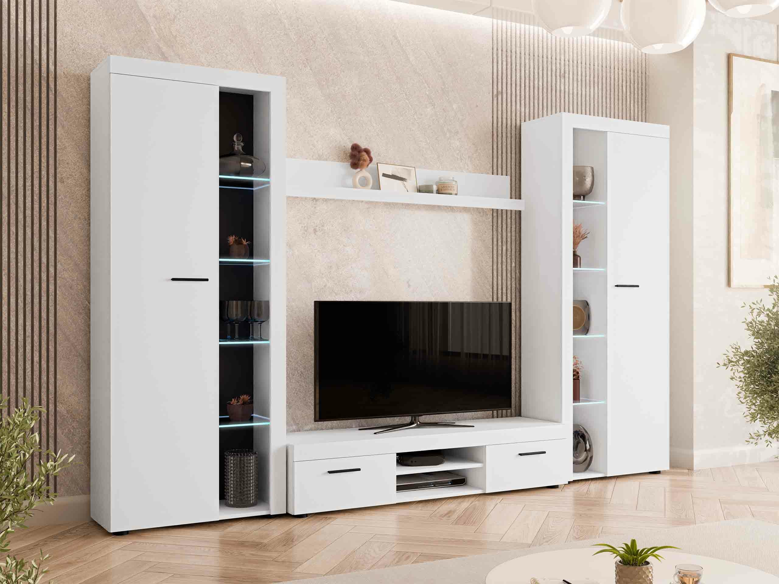 Parete attrezzata Tucson 107 (Bianco)