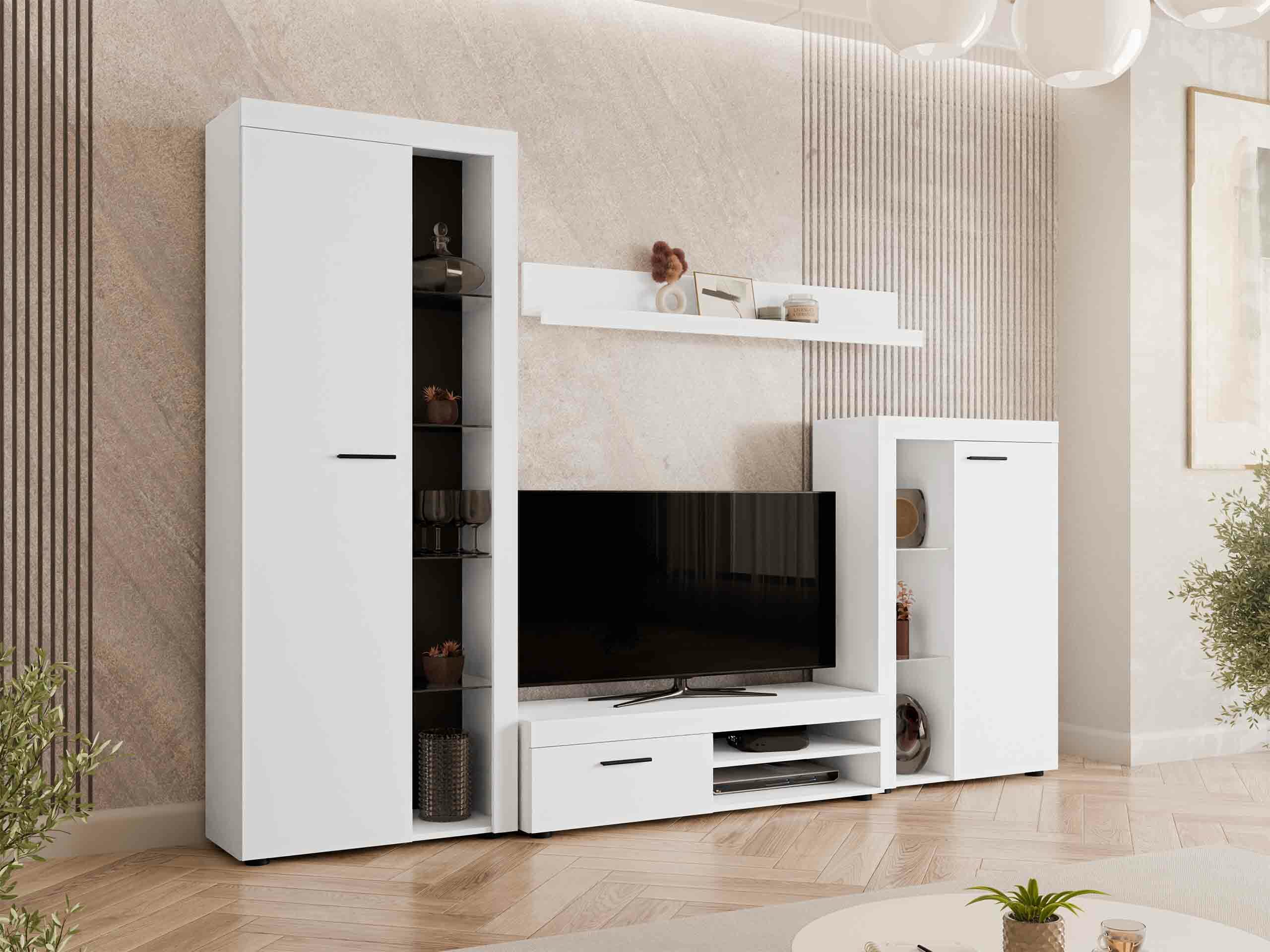 Parete attrezzata Univio (Bianco)