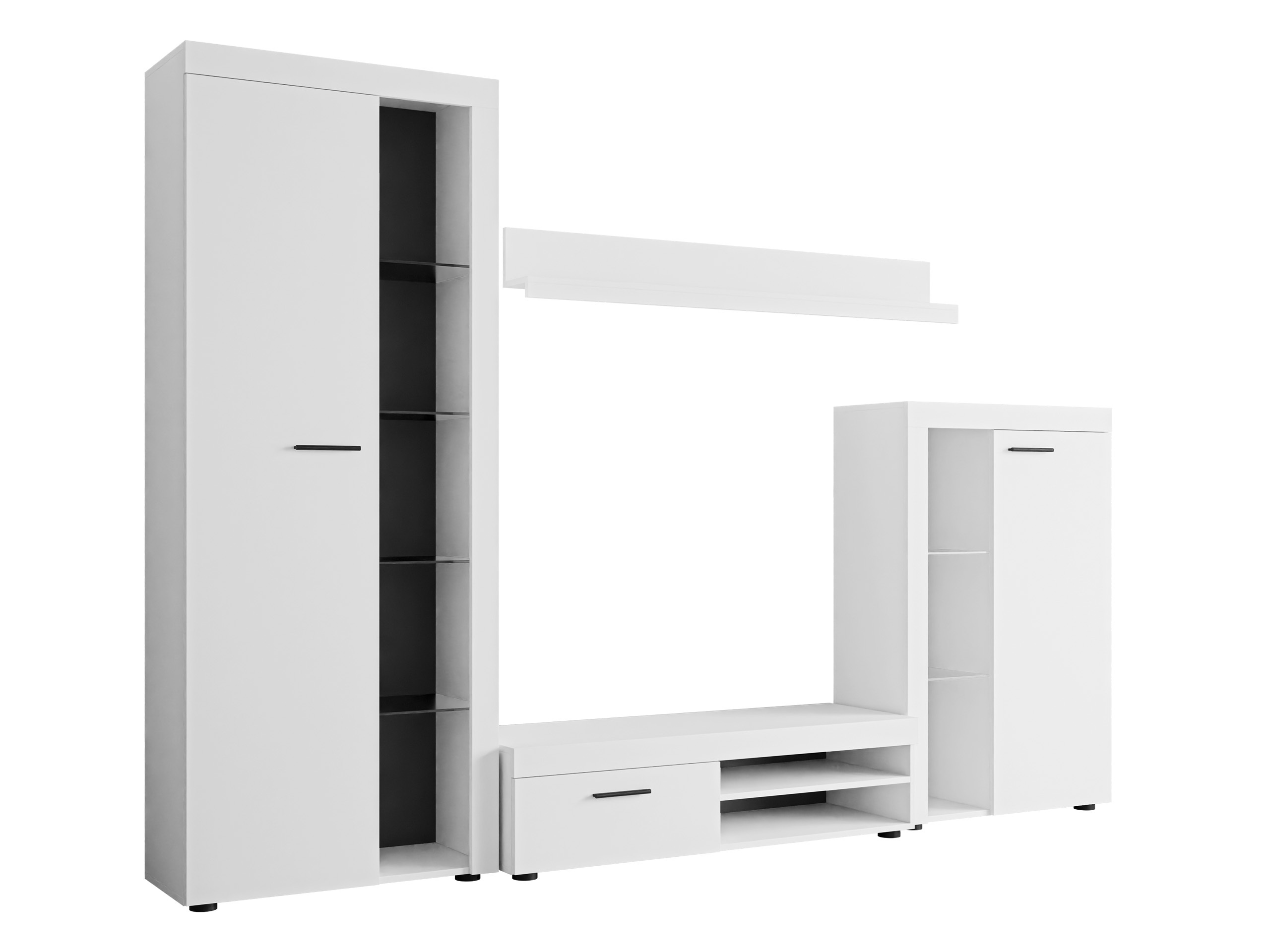 Parete attrezzata Univio (Bianco)