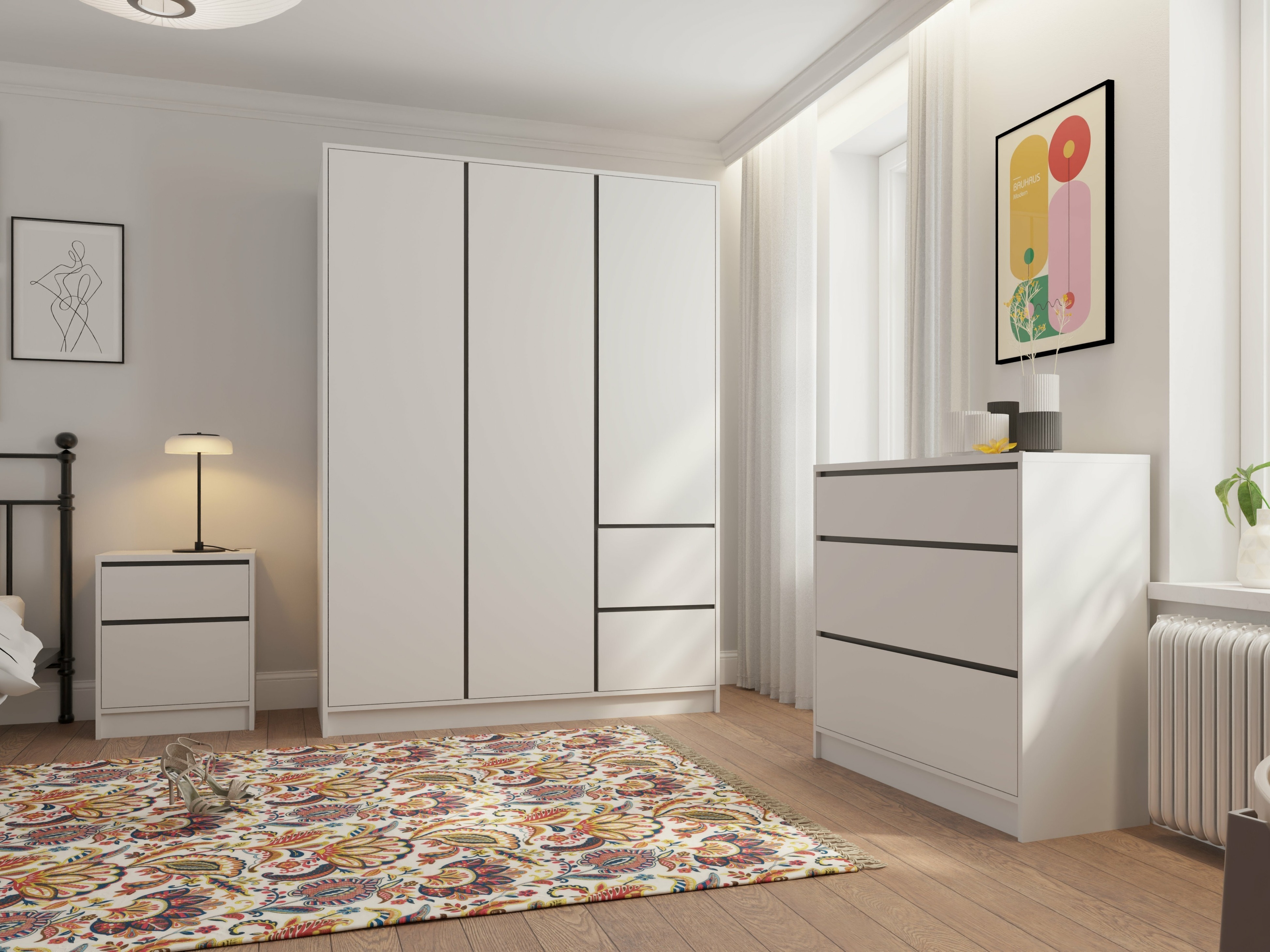 Armadio Mervese 103 (Bianco)