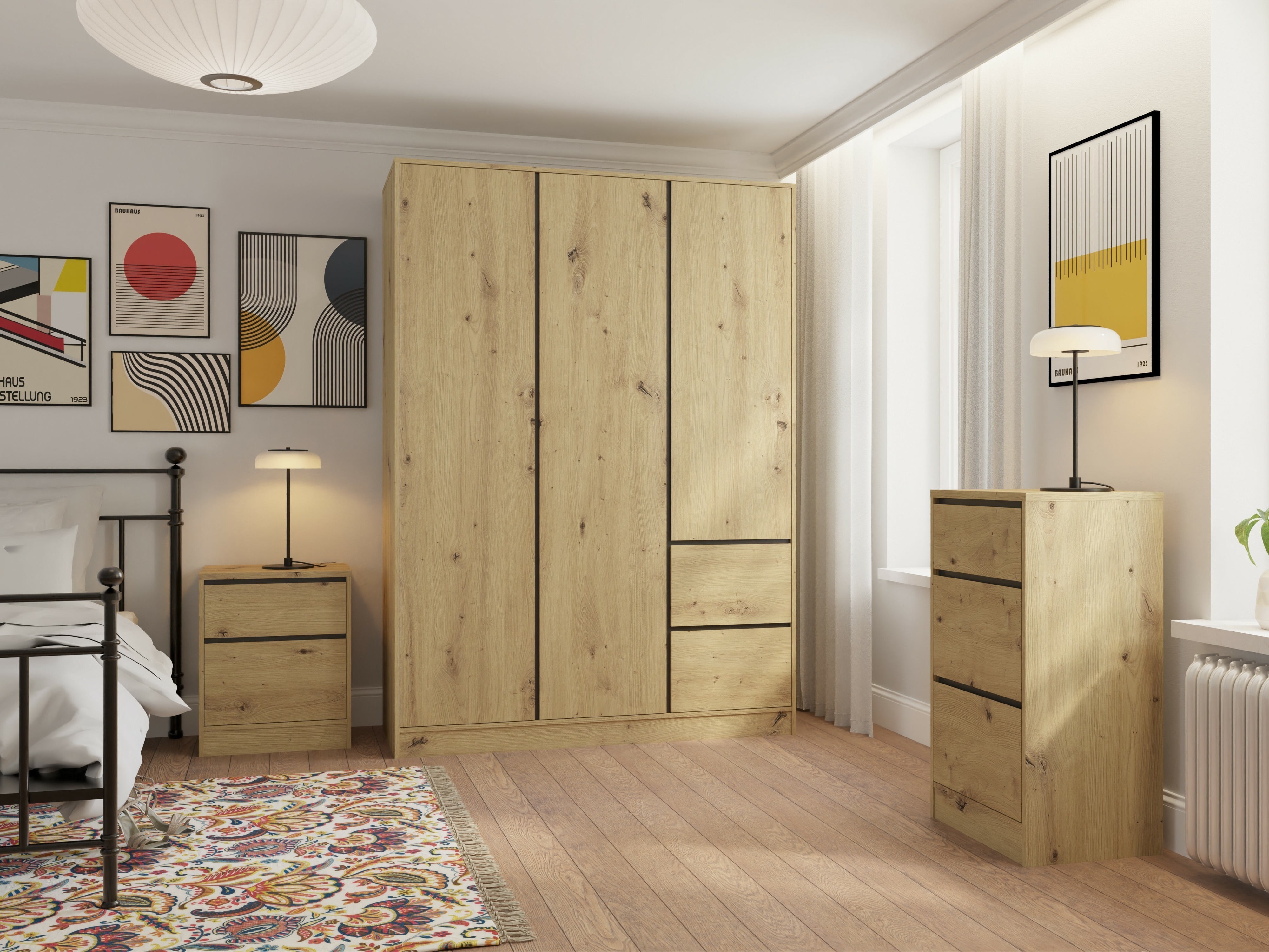 Armadio Mervese 103 (Rovere Artisan)