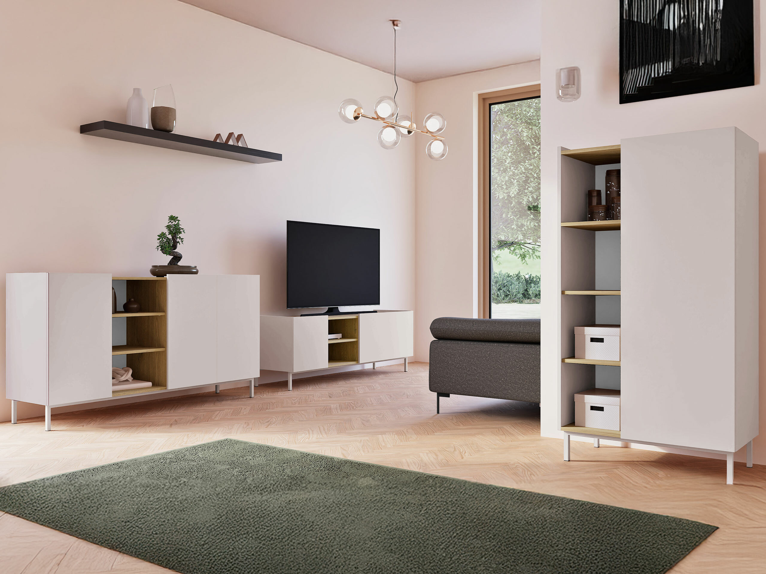 Madia Veldome 100 (Cachemire + Rovere cremona)