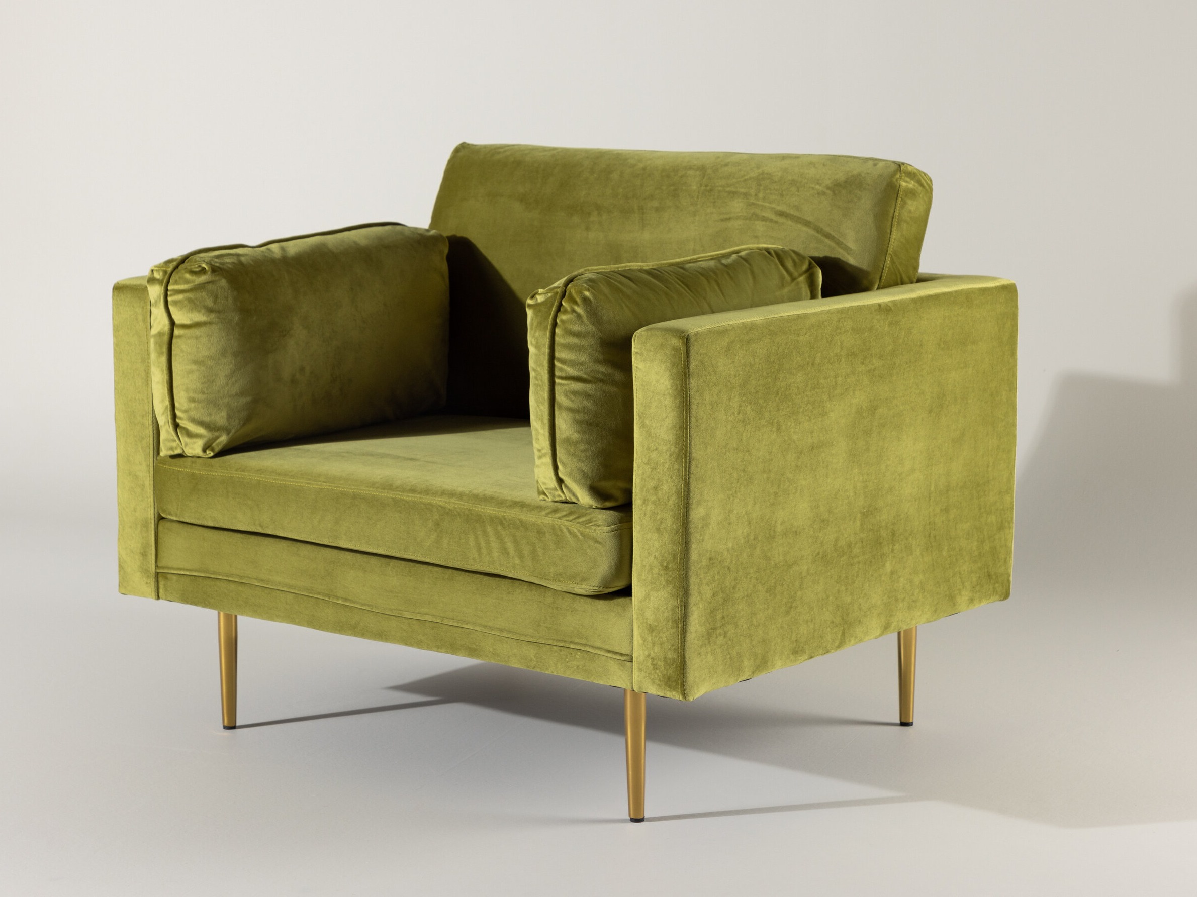 Poltrona Dallas 100 (Verde + Marrone)