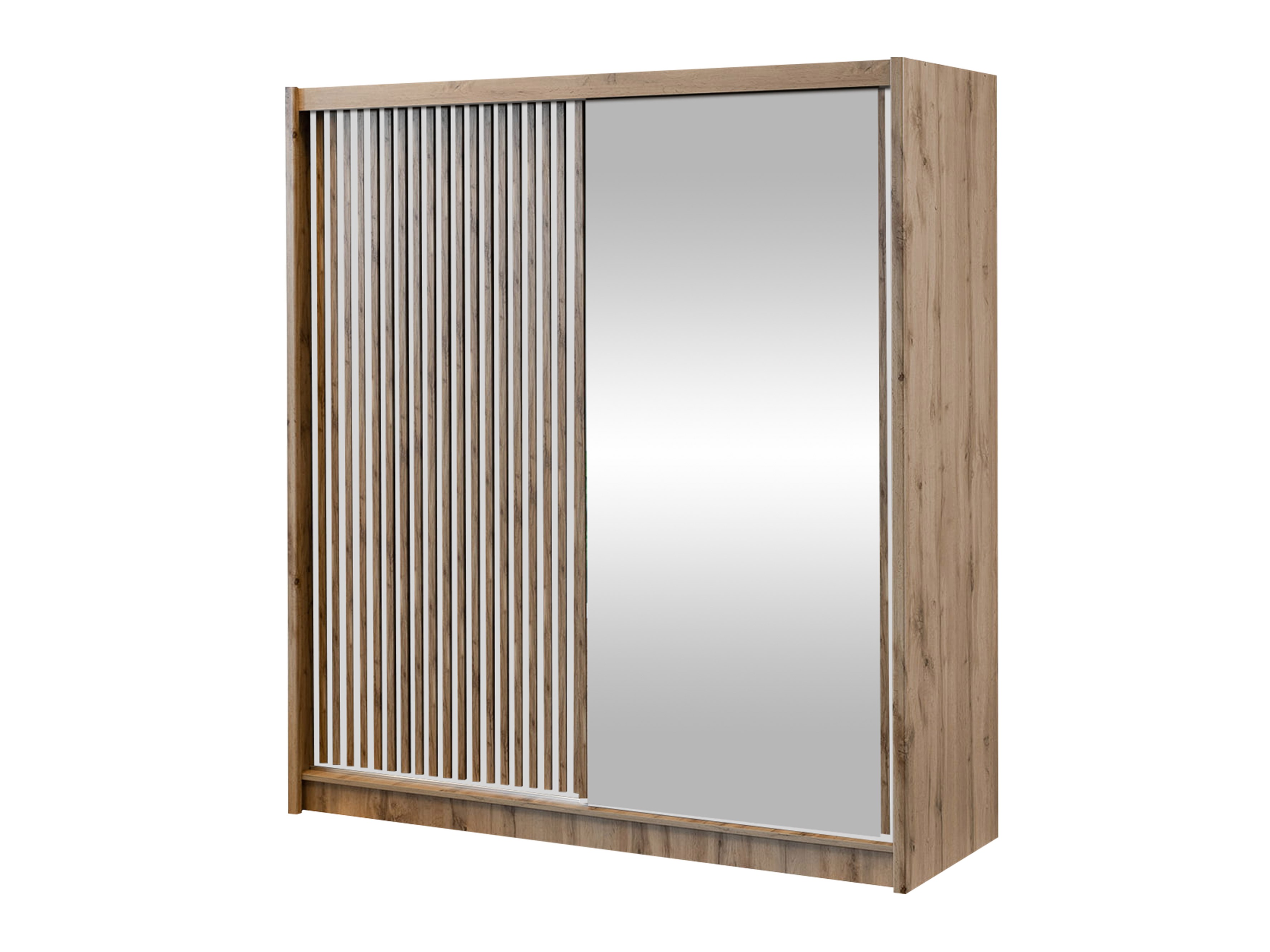 Armadio Honolulu 274 (Quercia di Wotan + Bianco)