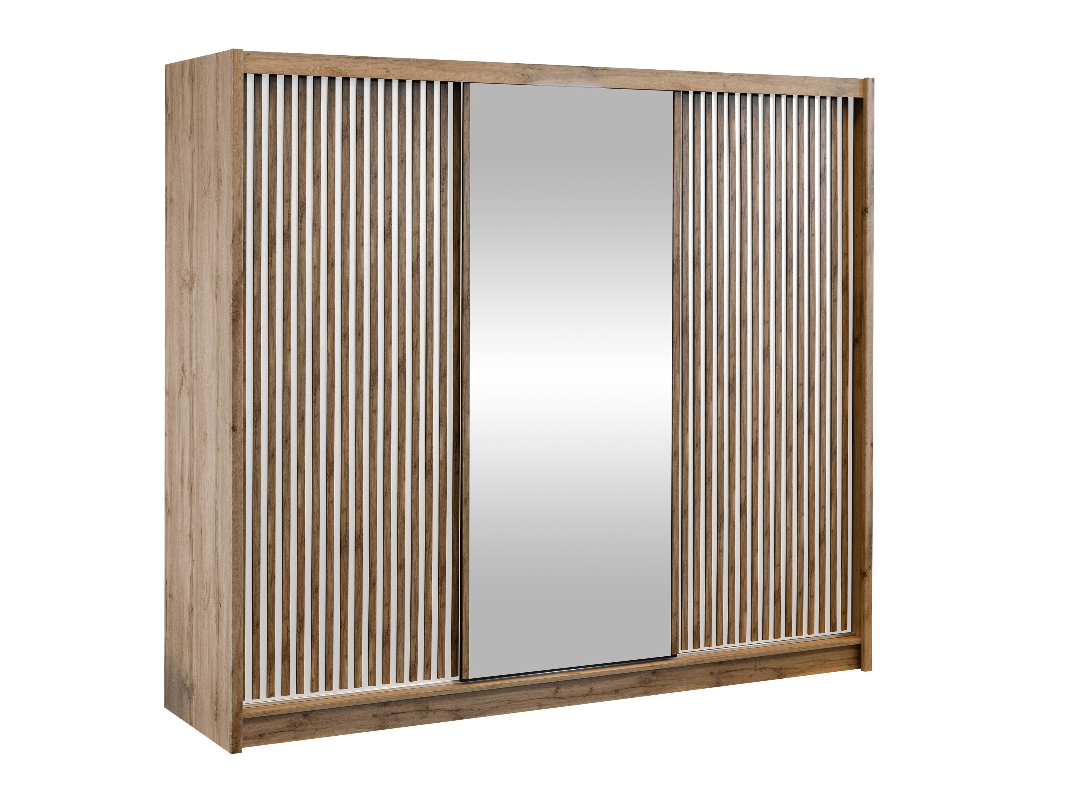 Armadio Honolulu 275 (Quercia di Wotan + Bianco)