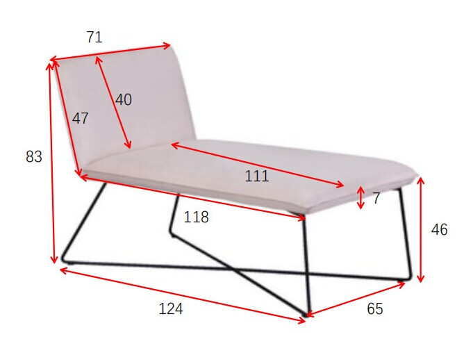 Chaise longue SL4894