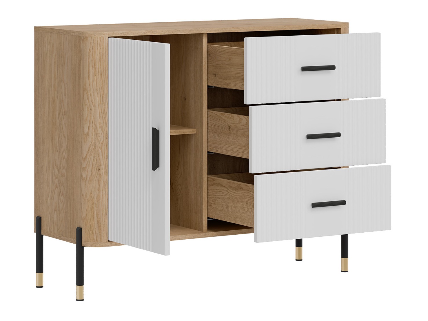 Cassettiera Flosora 106 (Bianco)