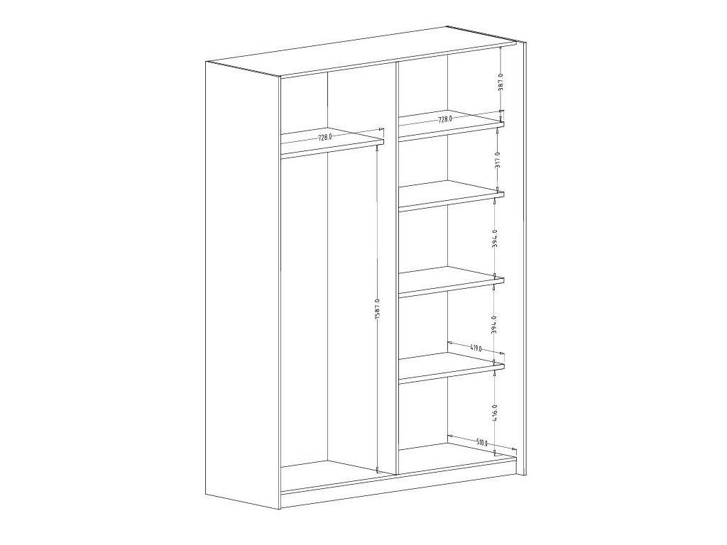 Armadio Austin 371 (Beige)