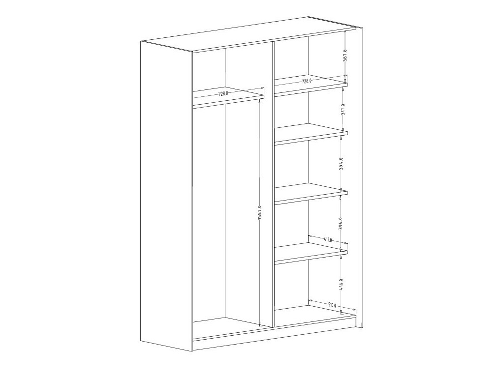 Armadio Austin 371 (Beige)