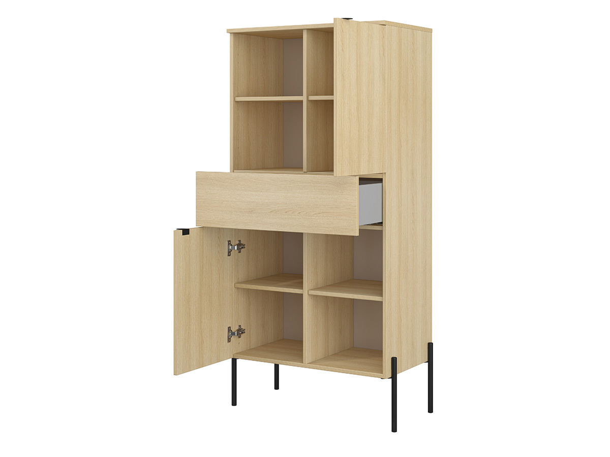 Parete attrezzata Levtenu 118 (Quercia)