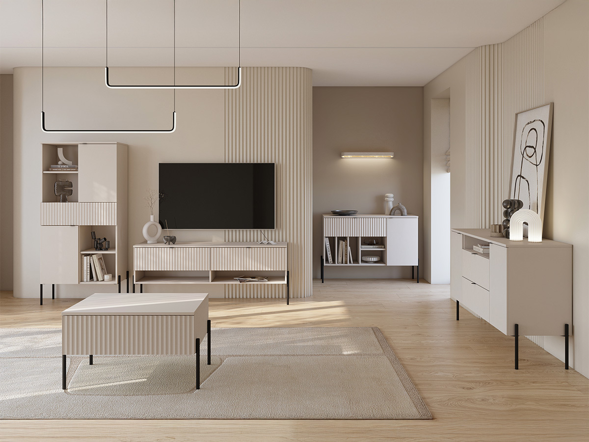 Parete attrezzata Levtenu 119 (Cachemire)