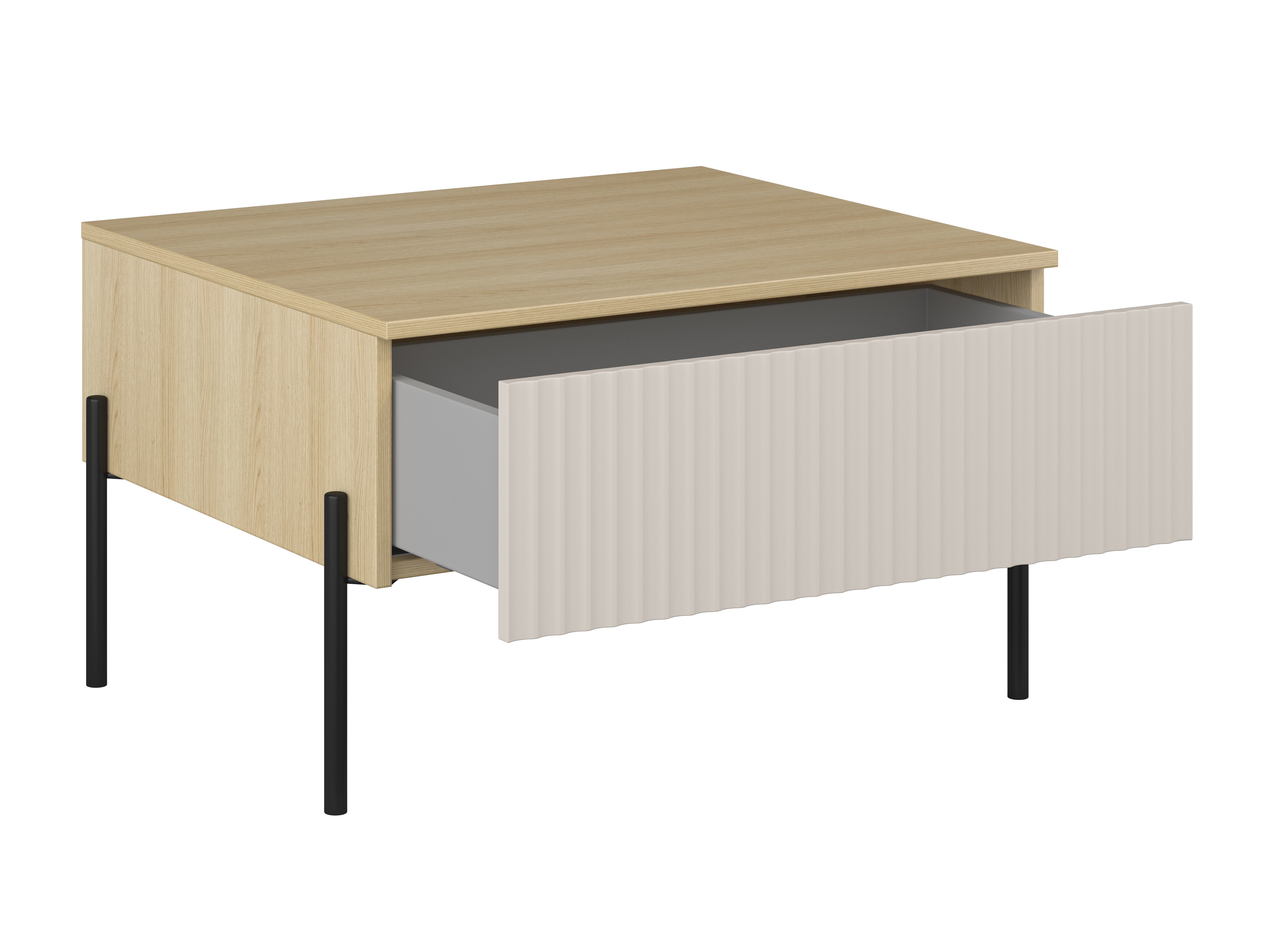 Parete attrezzata Levtenu 119 (Quercia + Cachemire)