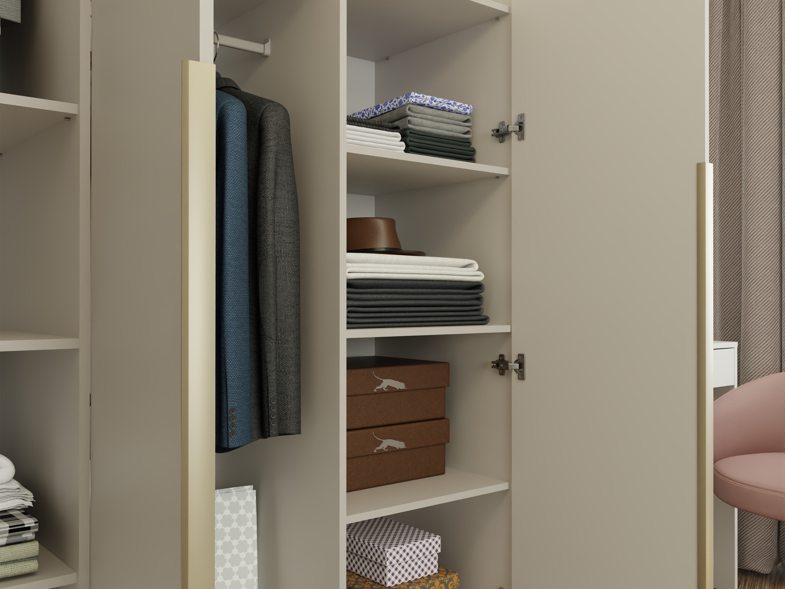 Armadio Mandeville 369 (Cachemire + D'oro)