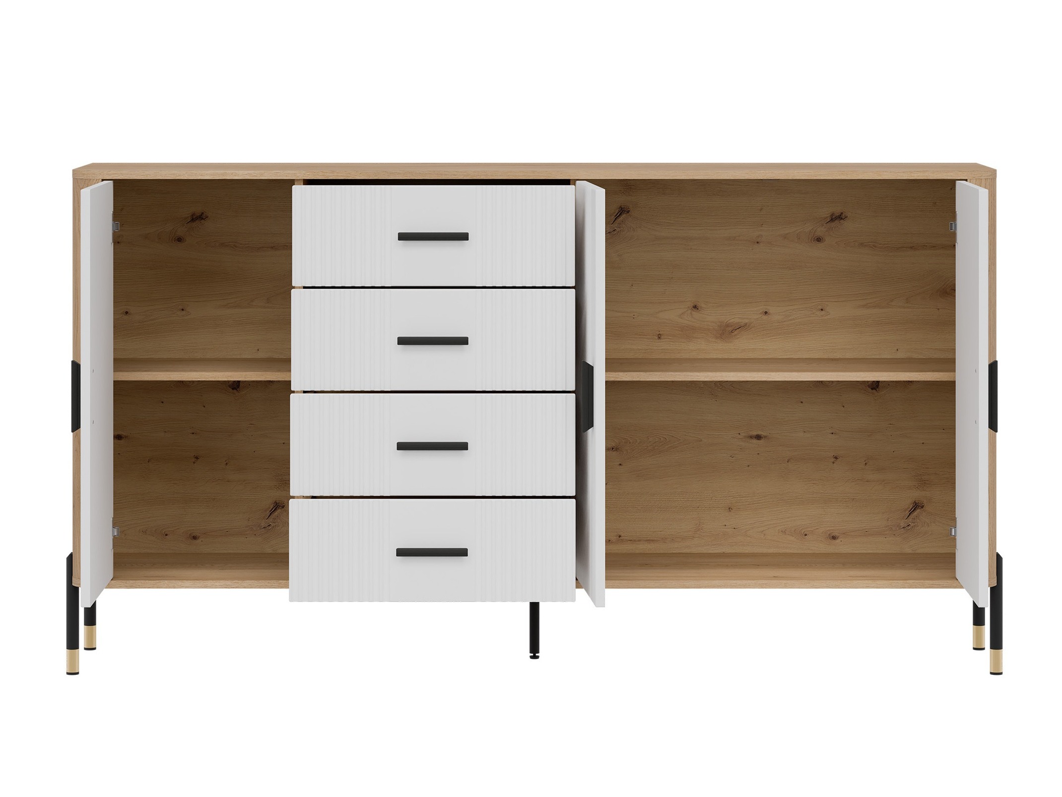 Cassettiera Flosora 120 (Bianco)