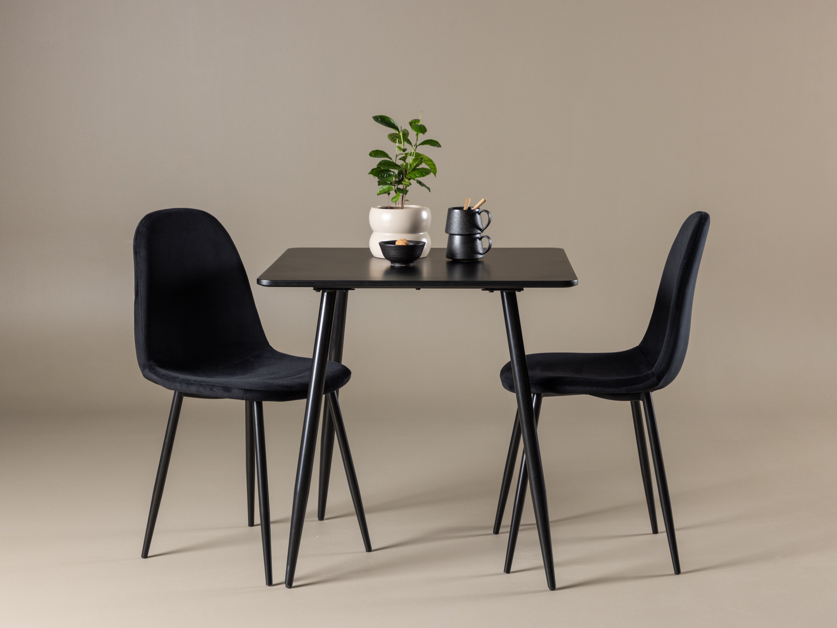 Set sala da pranzo Dallas 4909 (Nero)
